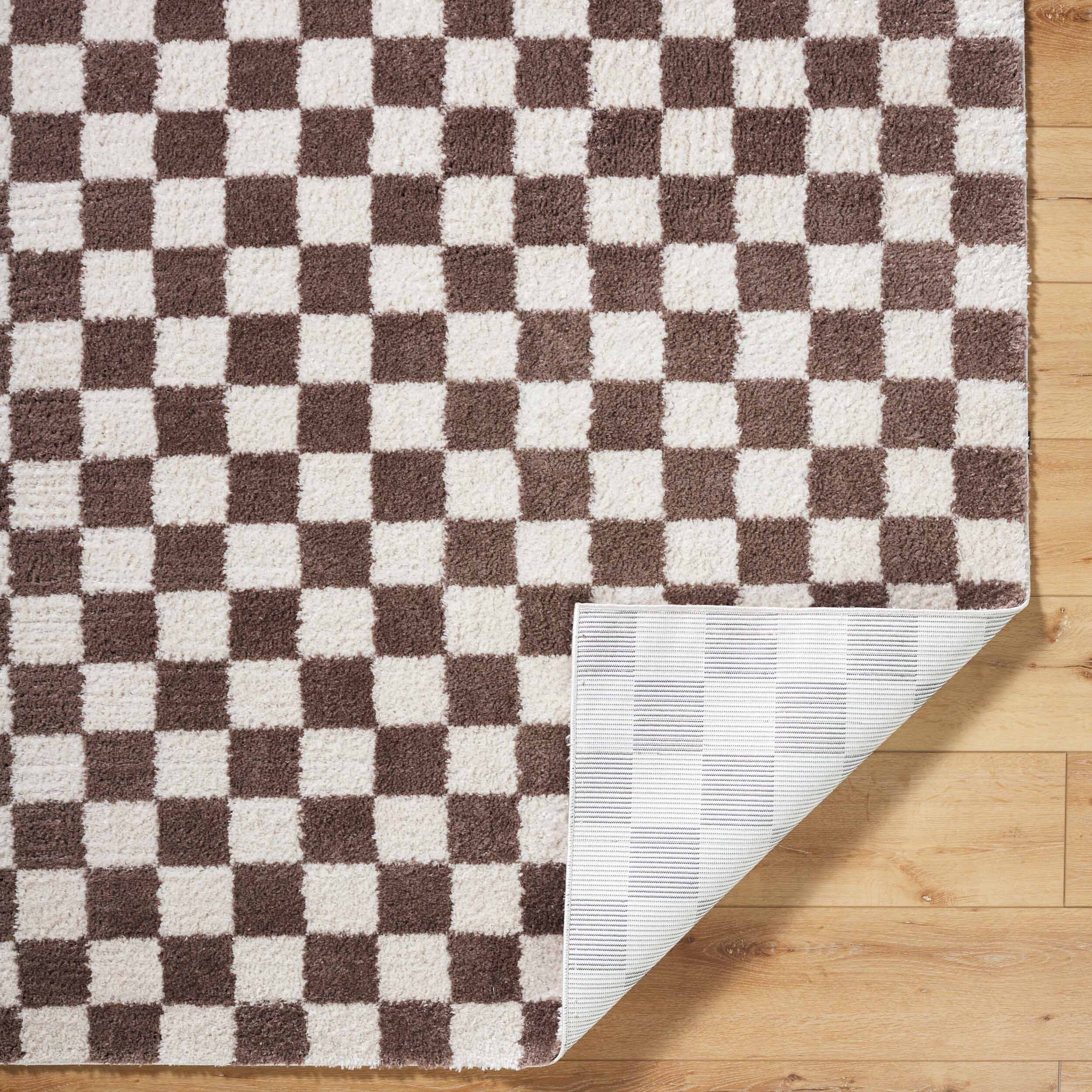 Surya Lovebliss Rug Fossay Shag FSG-2328, Brown/Ivory - Image 3