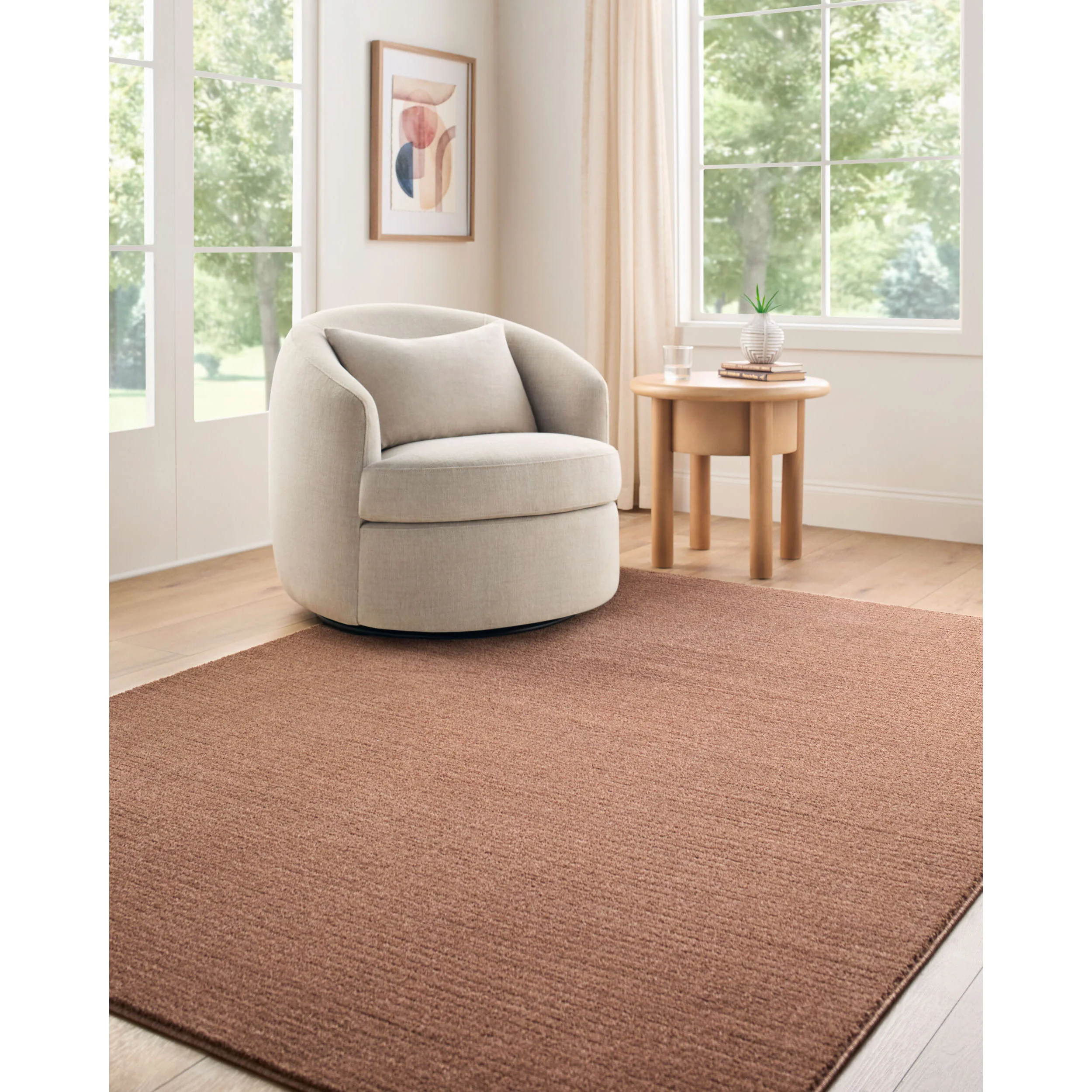 Surya Lovebliss Rug Maribor MOB-2308, Burnt Orange - Image 2