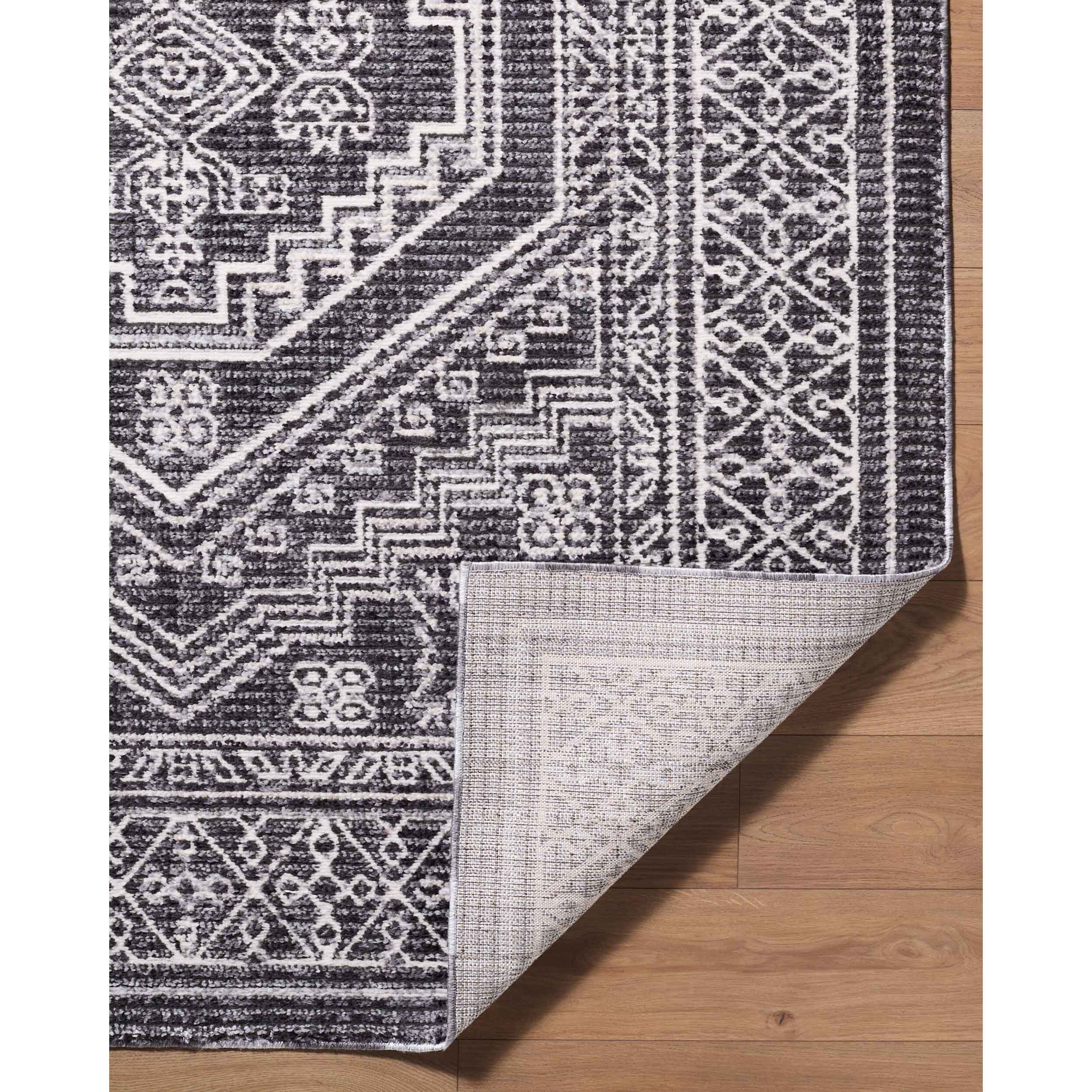 Surya Lovebliss Rug Odeon EDOD-2306, Gray/Ivory - Image 3