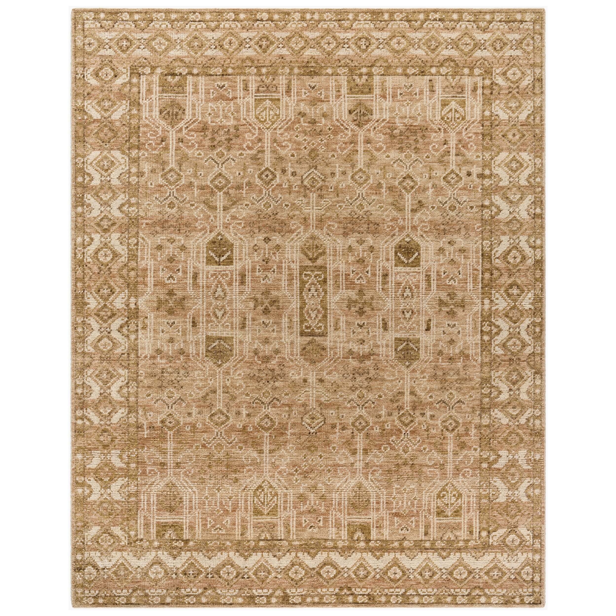 Surya Rug Tulu TLU-2302, Brown/Beige/Off-White