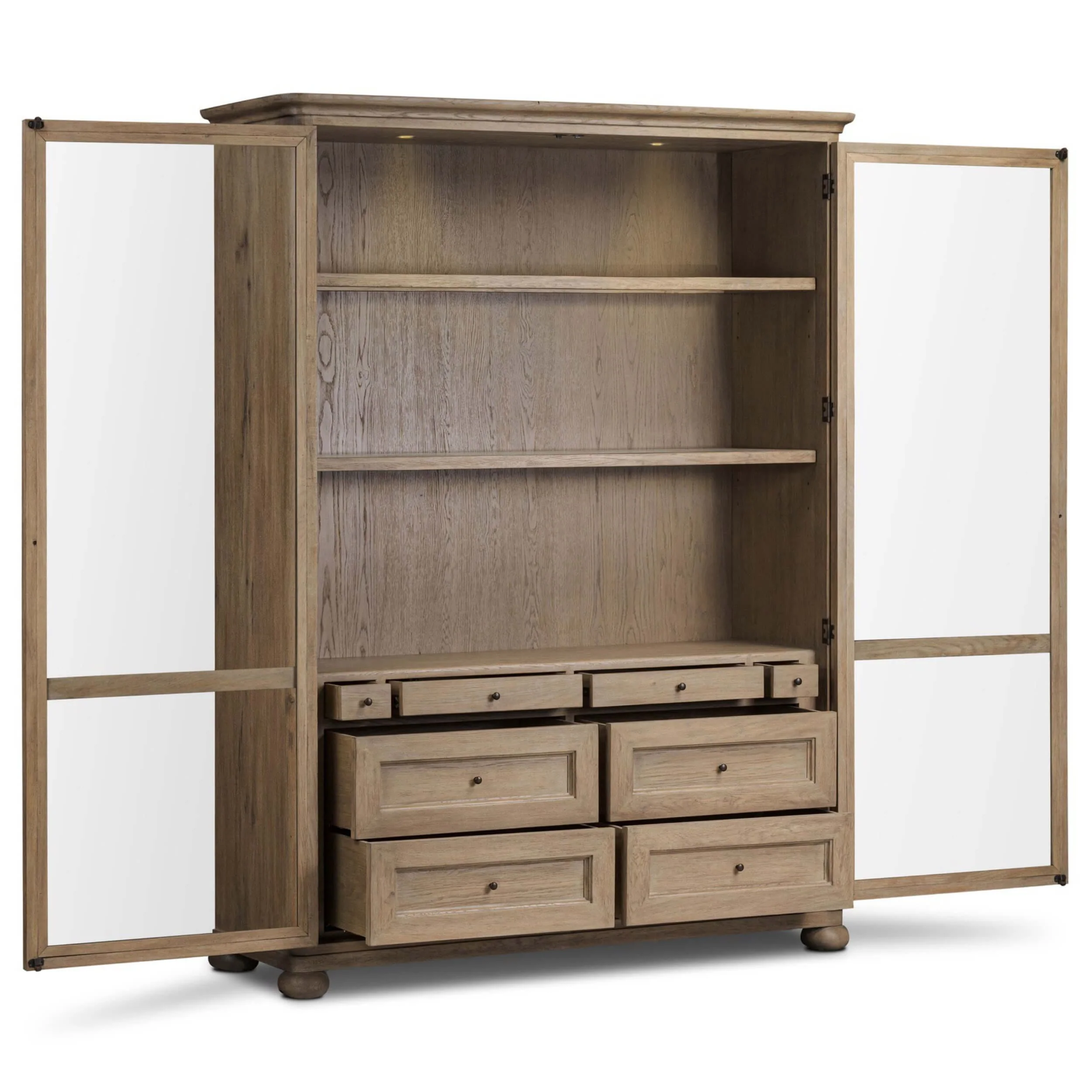 Sussex Wide Cabinet, Drifted Oak by Amber Lewis x Four Hands - Image 4