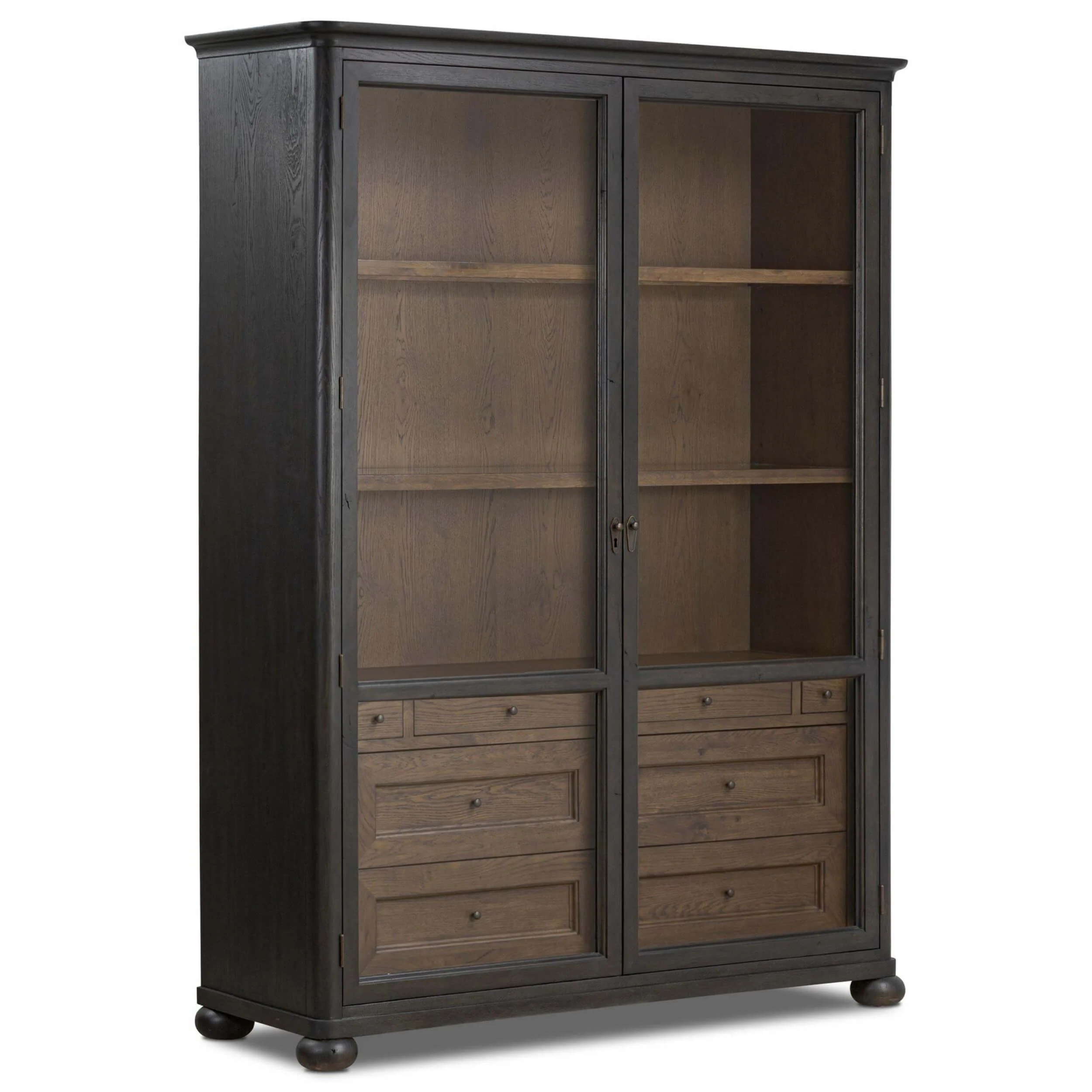 Sussex Wide Cabinet, Smoked Black by Amber Lewis x Four Hands