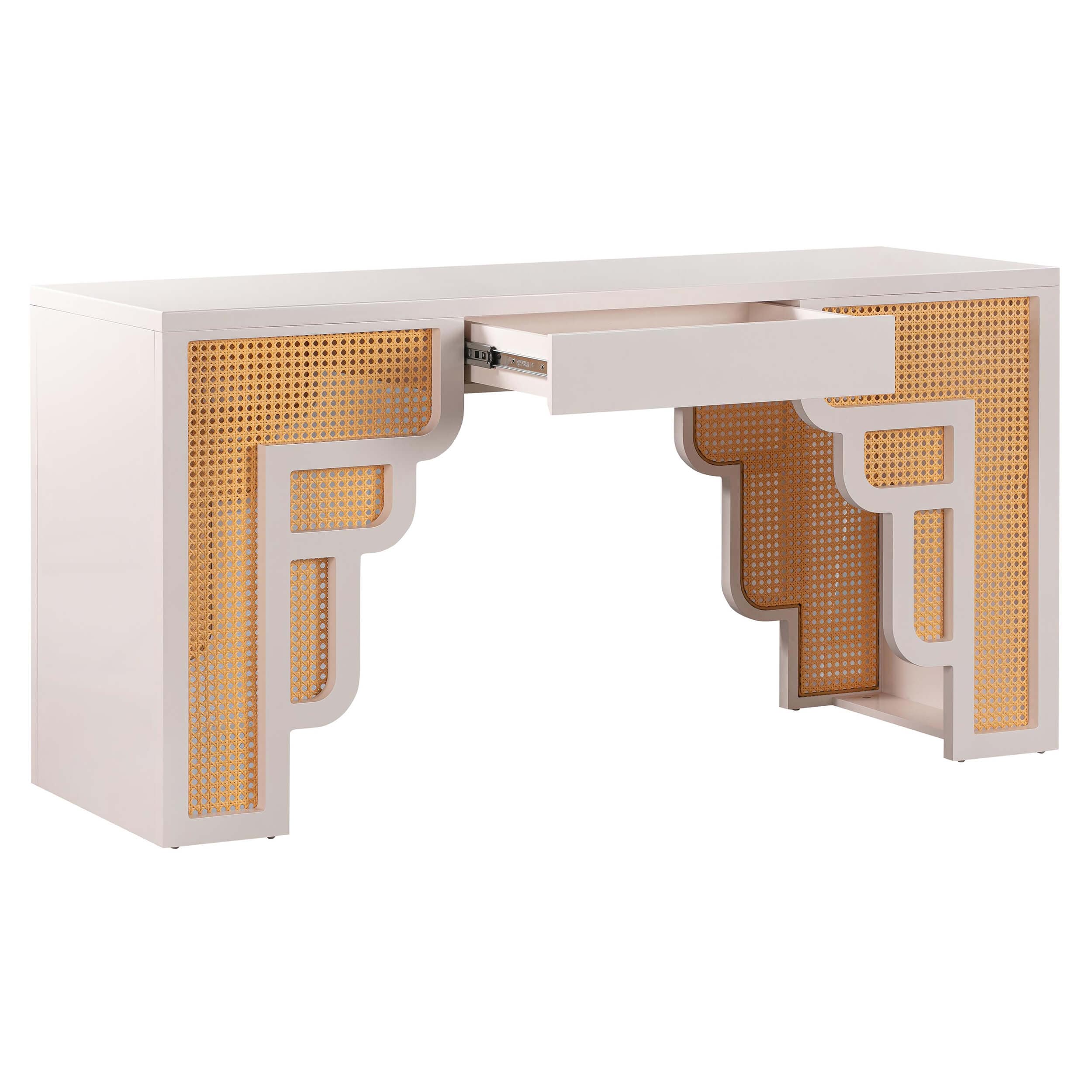Suzie Executive Desk, Cream - Image 2