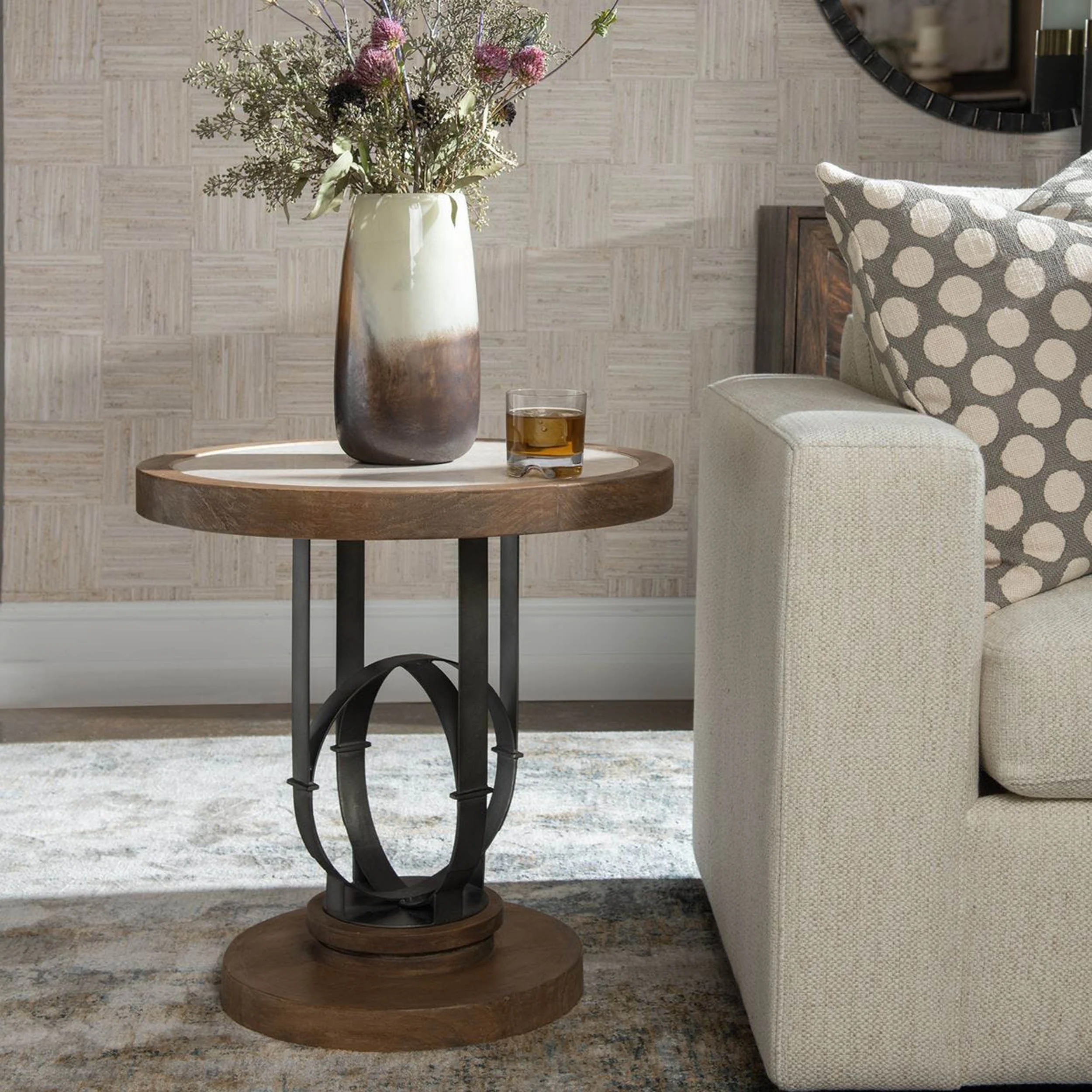 Sydney Side Table, Oatmeal - Image 5