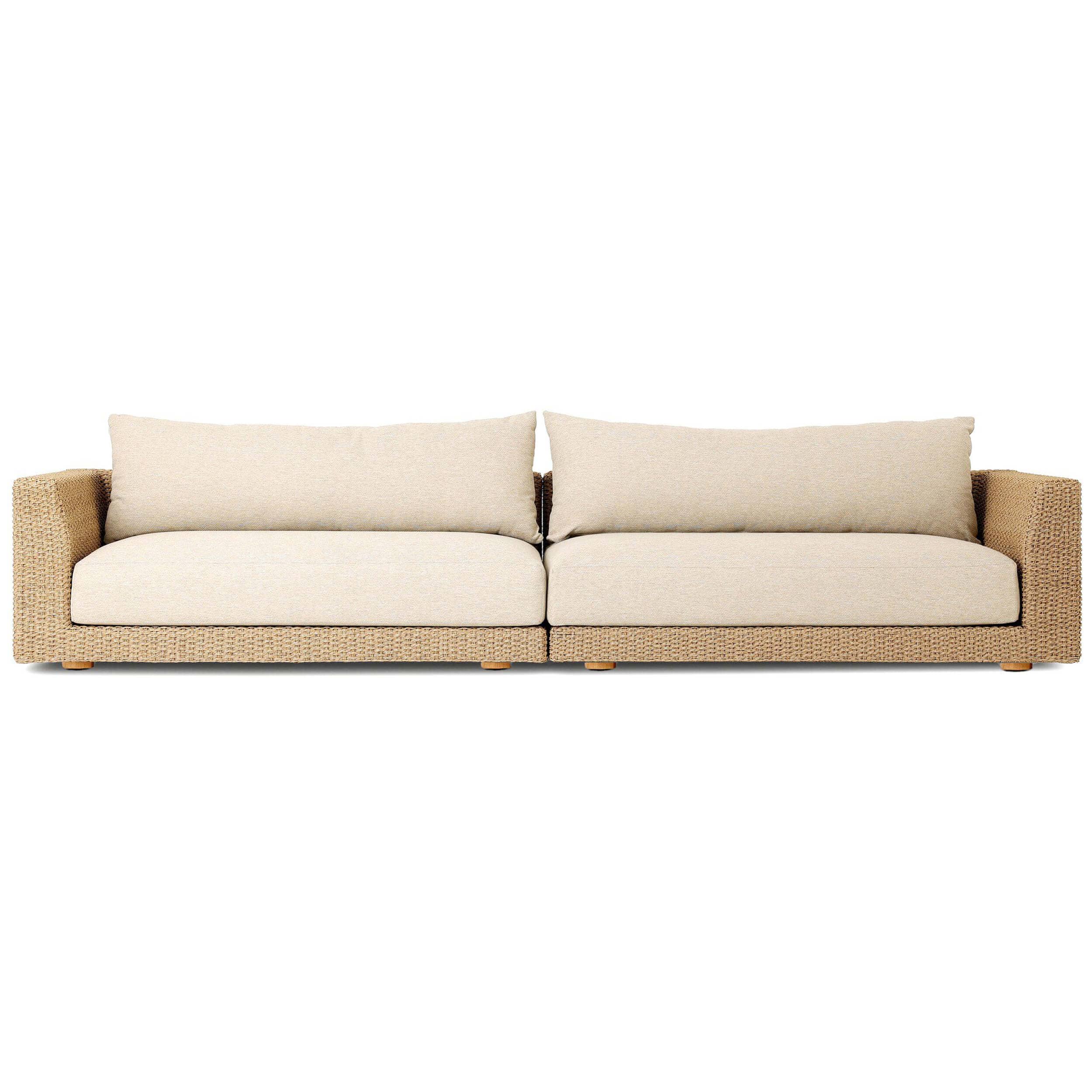 Sylvan 2 Piece Outdoor Sectional, Casa Cream by Four Hands