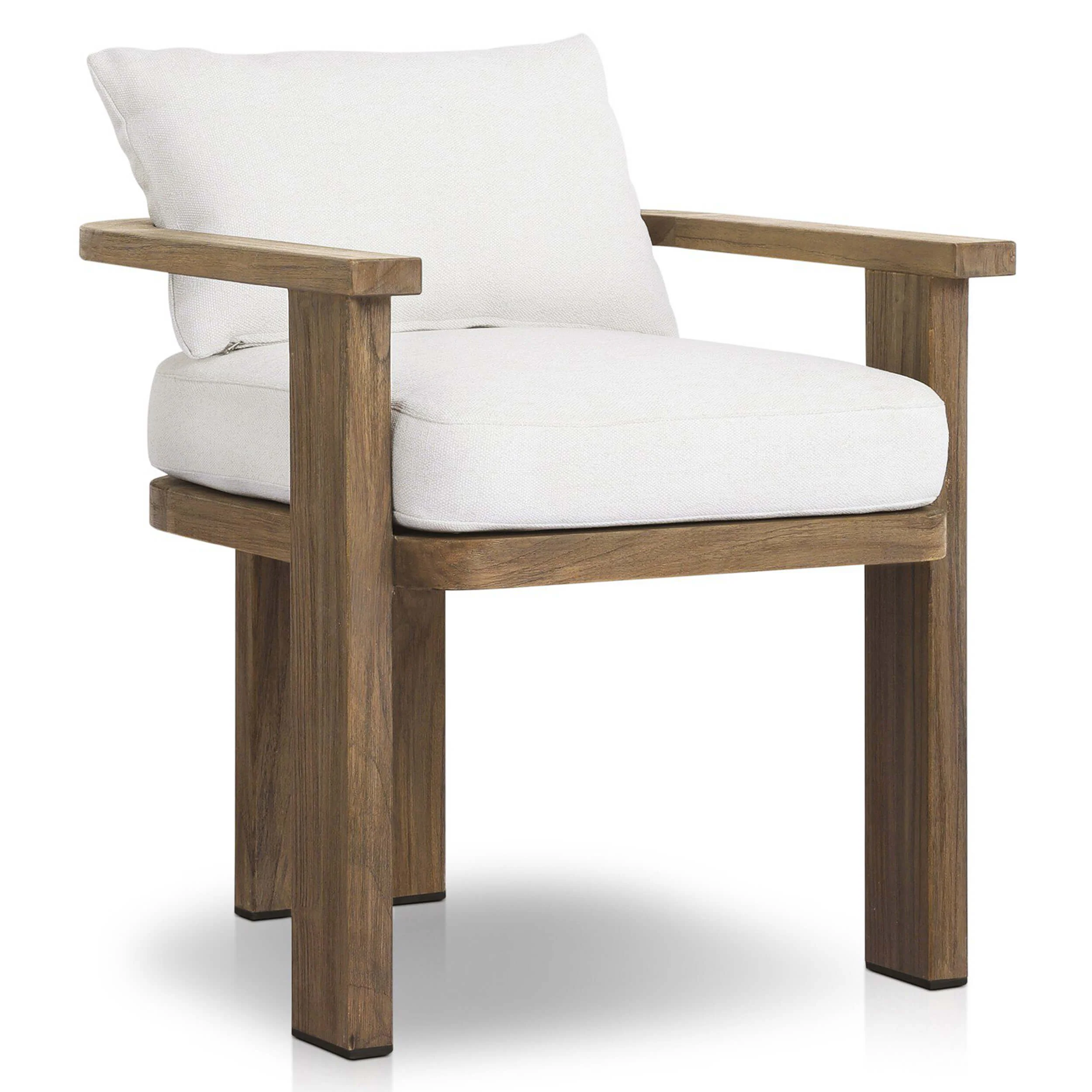 Tahana Outdoor Dining Arm Chair, Alessi Linen by Four Hands