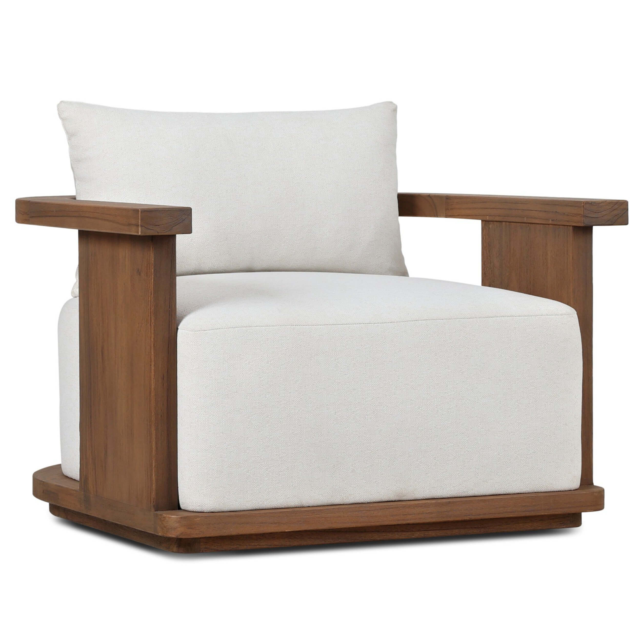Tahana Outdoor Swivel Chair, Alessi Linen by Four Hands