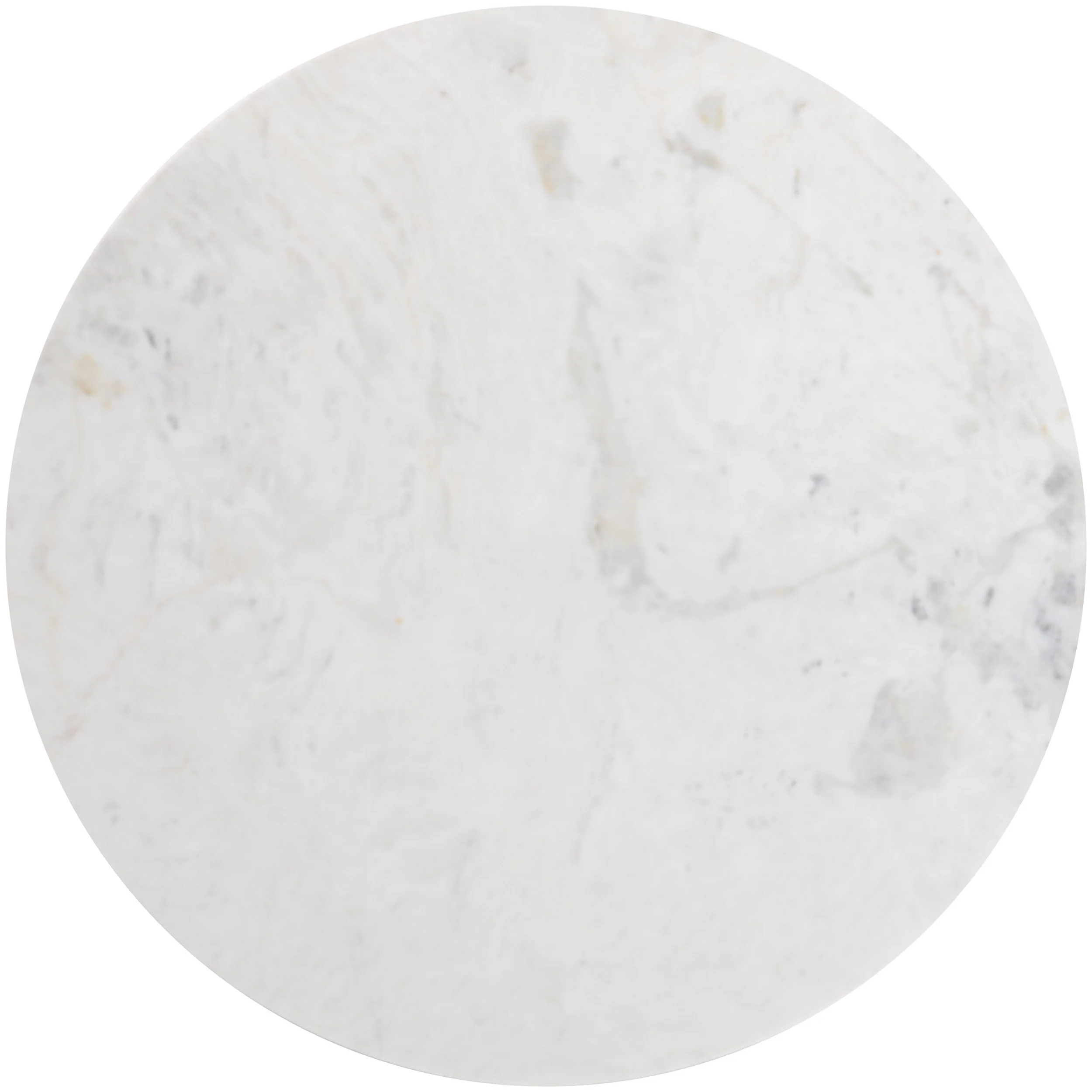 Tailo Side Table, White/Brass - Image 3