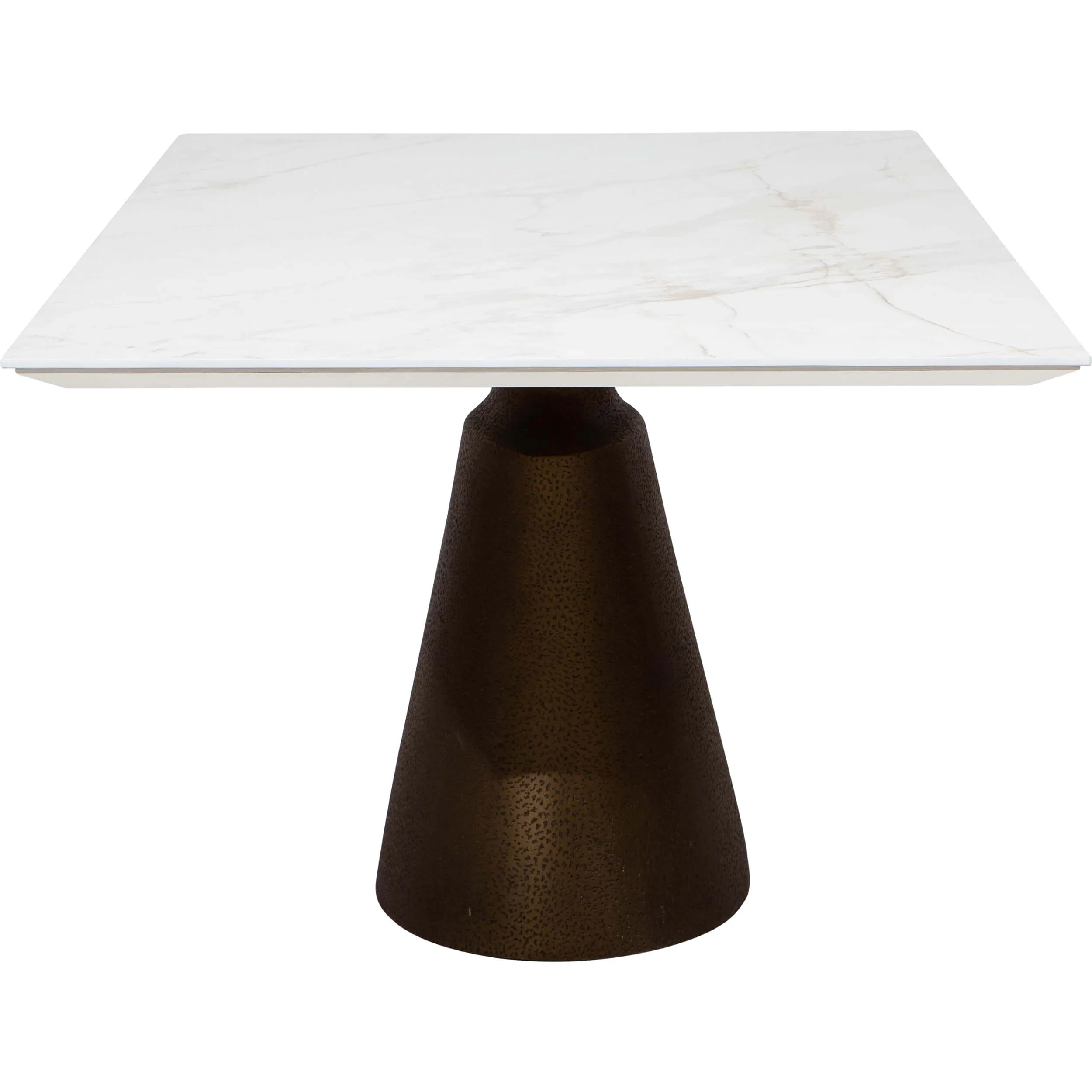 Taji Rectangular Dining Table, Calcatta/Gold Beaten - Image 3