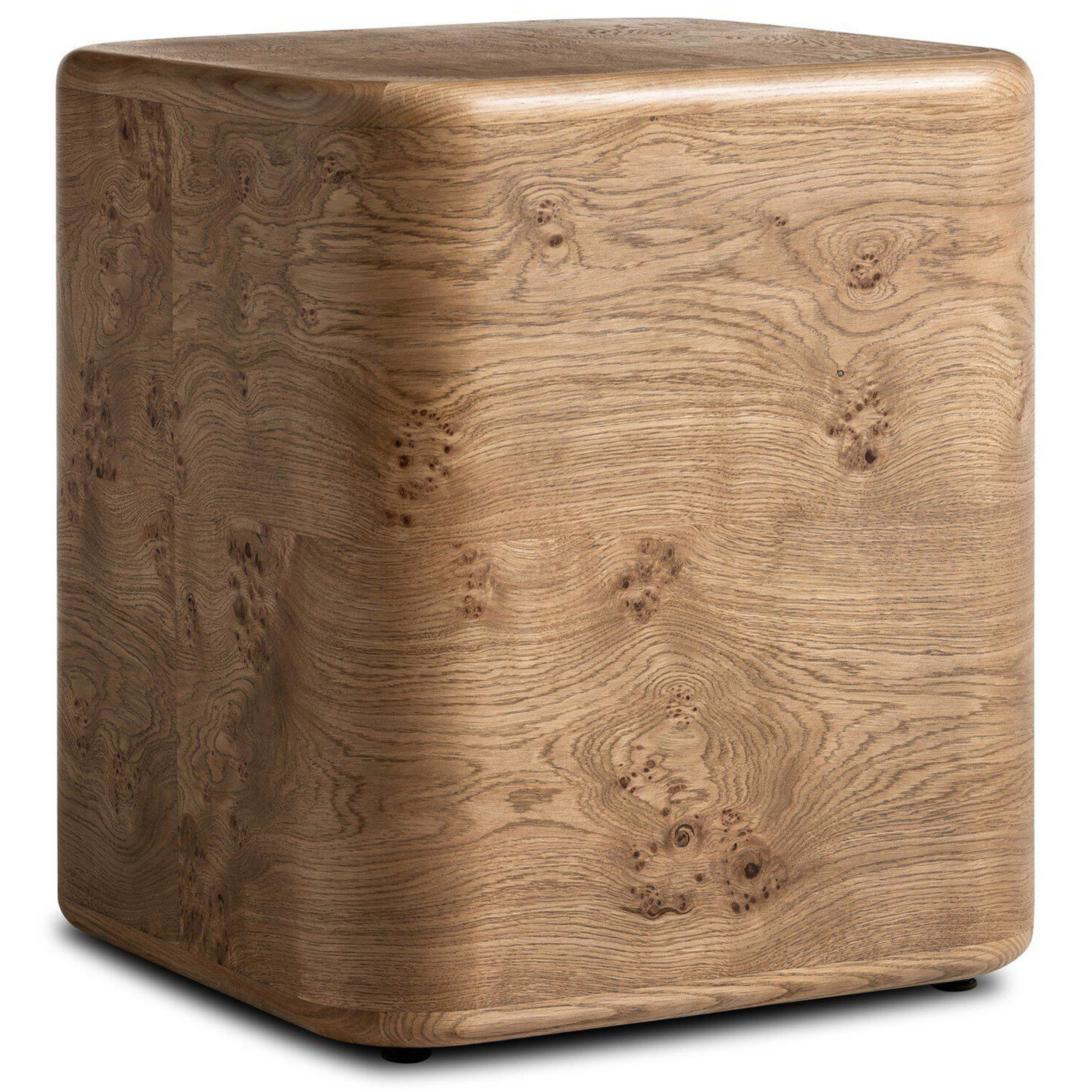 Talessi End Table, Wheat Medium Burl by Four Hands