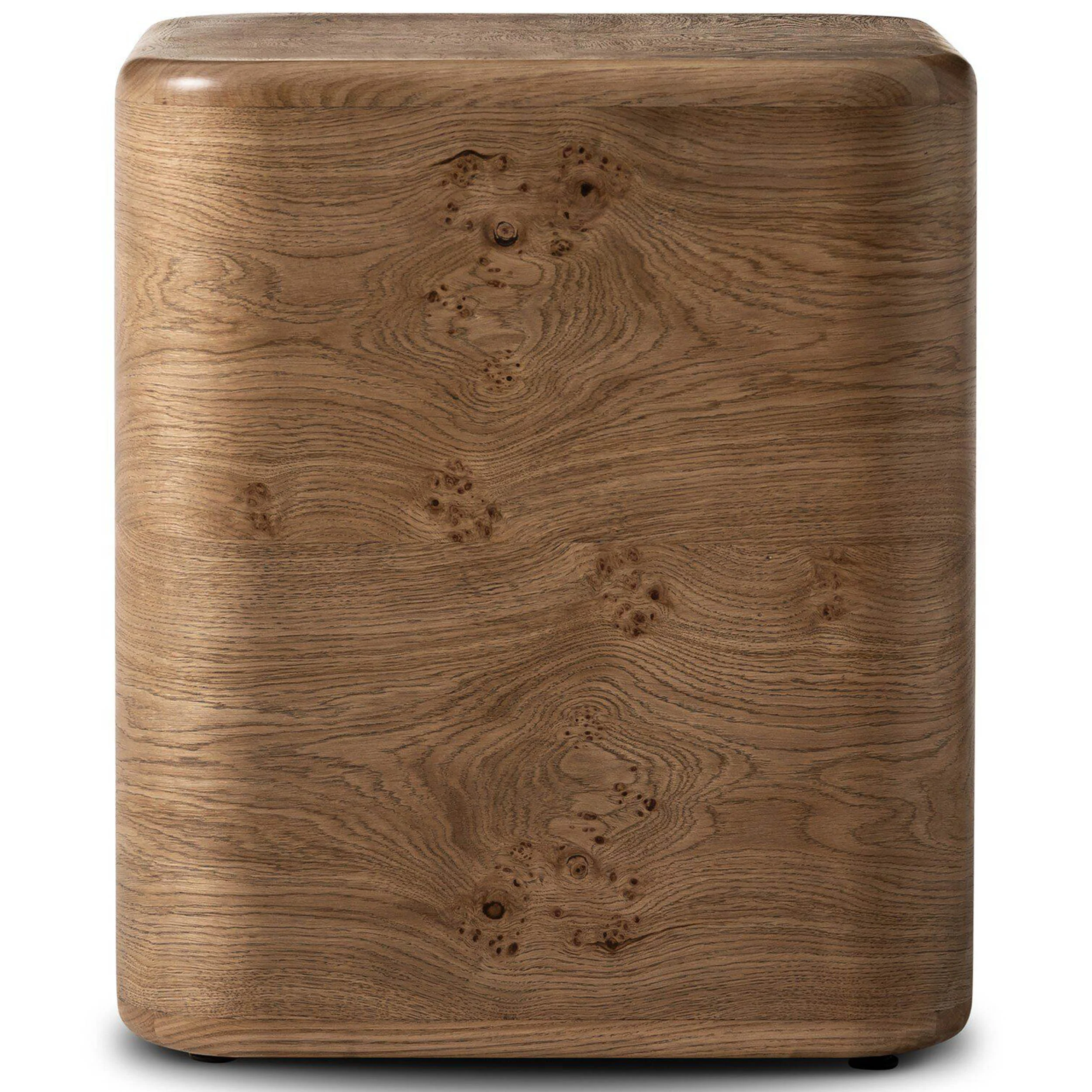 Talessi End Table, Wheat Medium Burl by Four Hands - Image 2