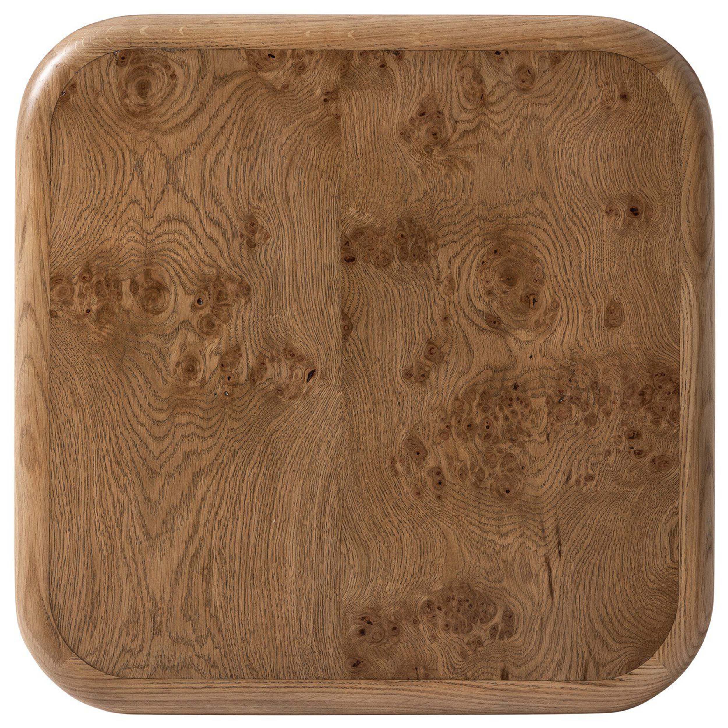 Talessi End Table, Wheat Medium Burl by Four Hands - Image 3