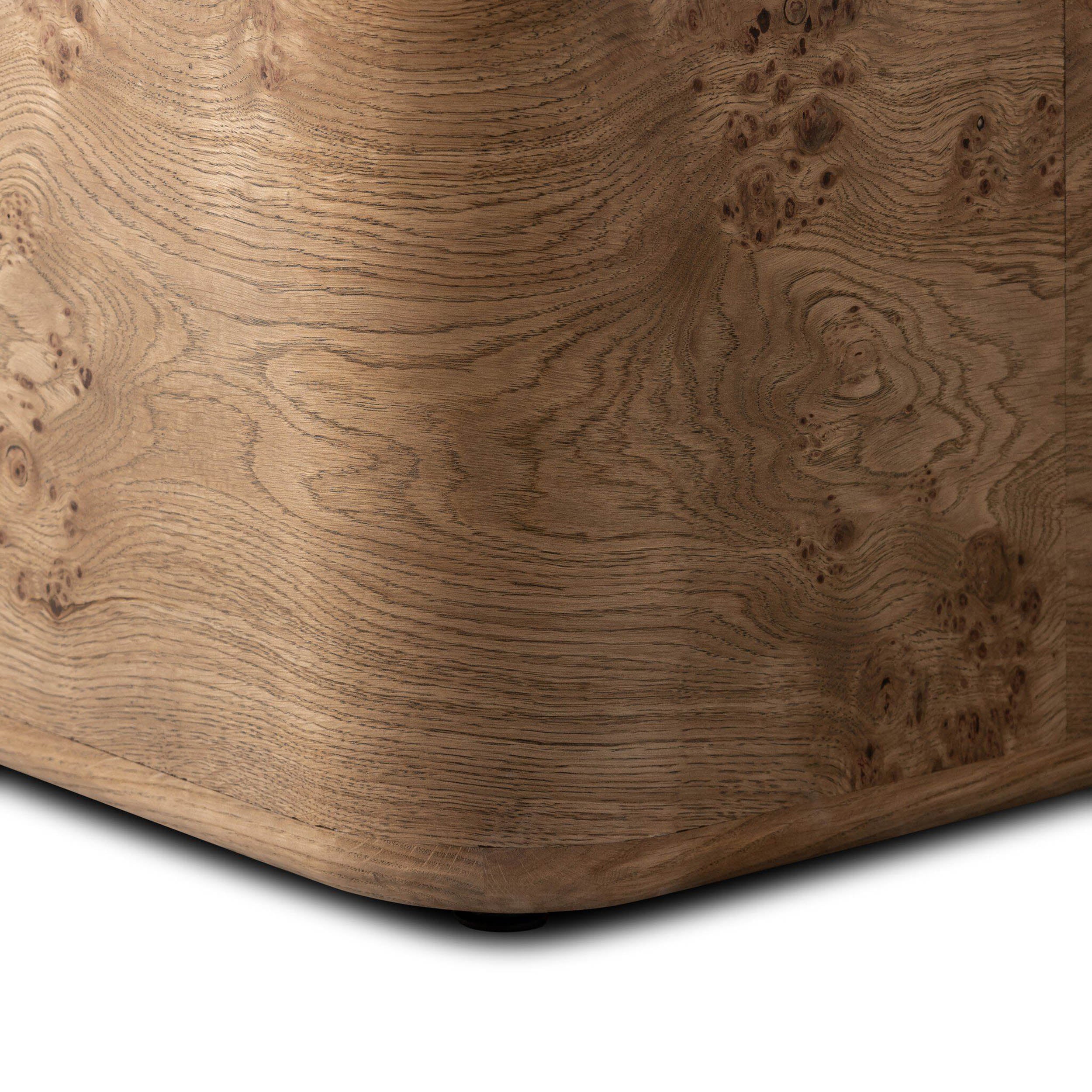 Talessi End Table, Wheat Medium Burl by Four Hands - Image 4