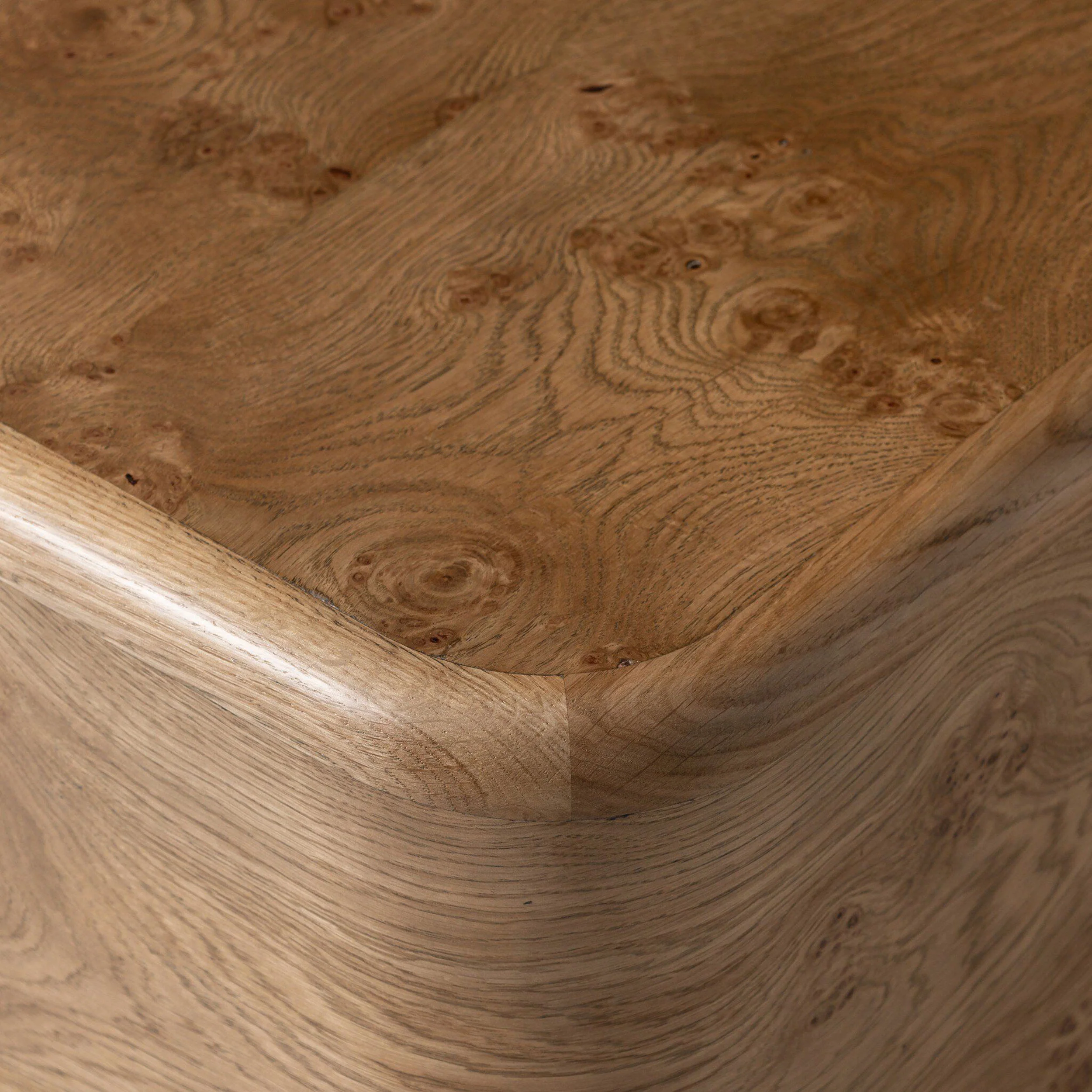 Talessi End Table, Wheat Medium Burl by Four Hands - Image 5