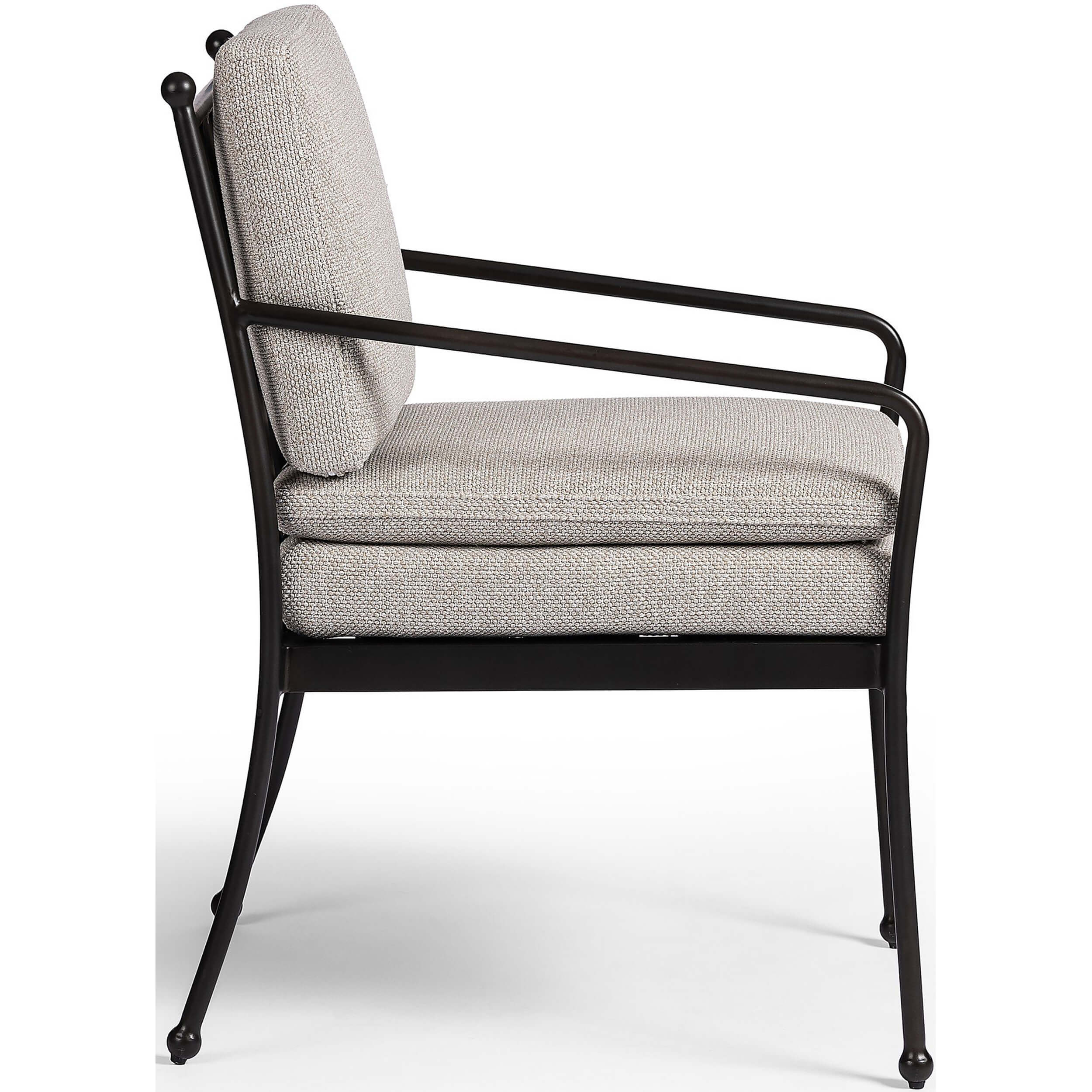 Tally Outdoor Dining Arm Chair, Ramiro Ecru - Image 3