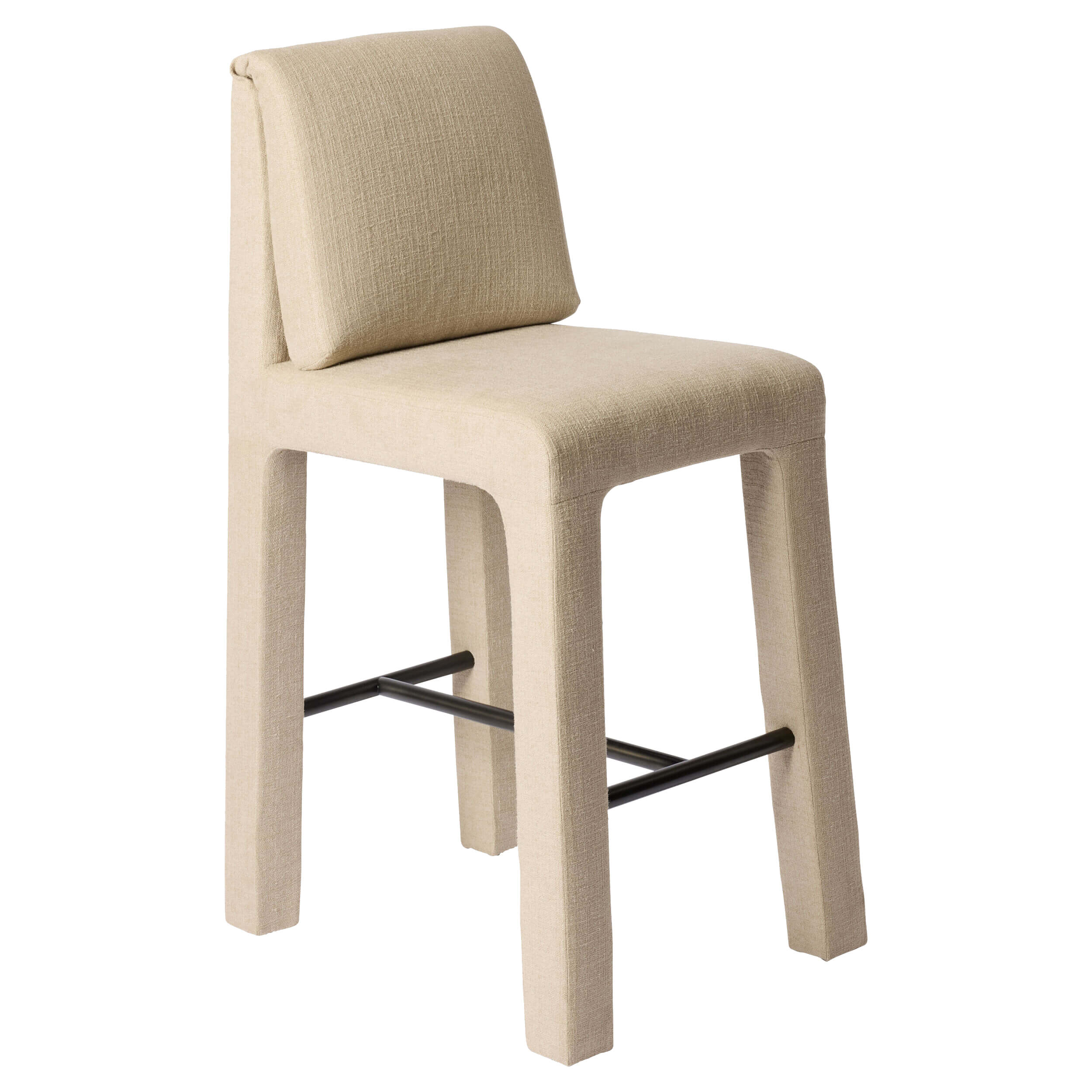 Tamu Bar & Counter Stool, Beige - Image 6