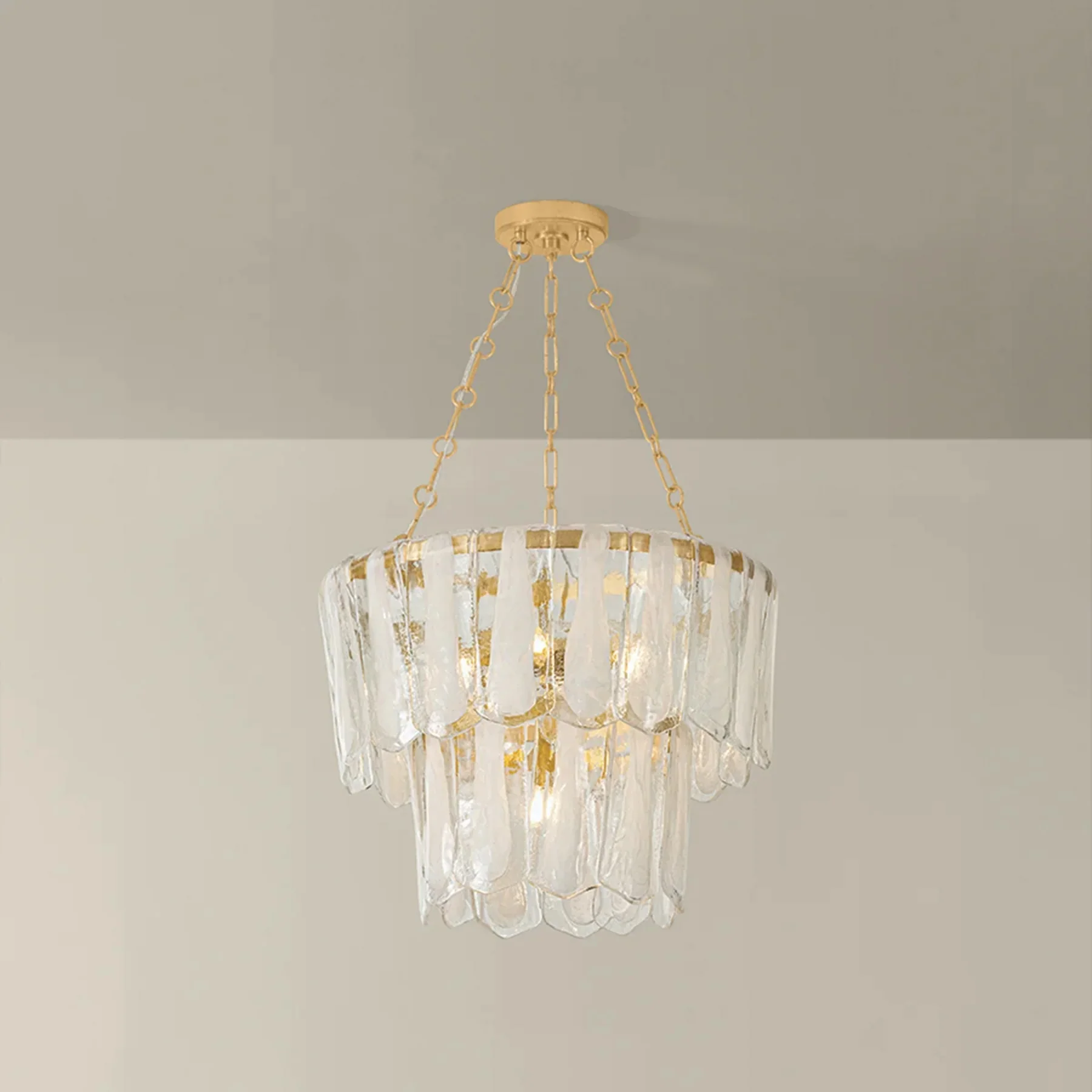 Tappan 5 Light Chandelier, Vintage Gold Leaf - Image 3