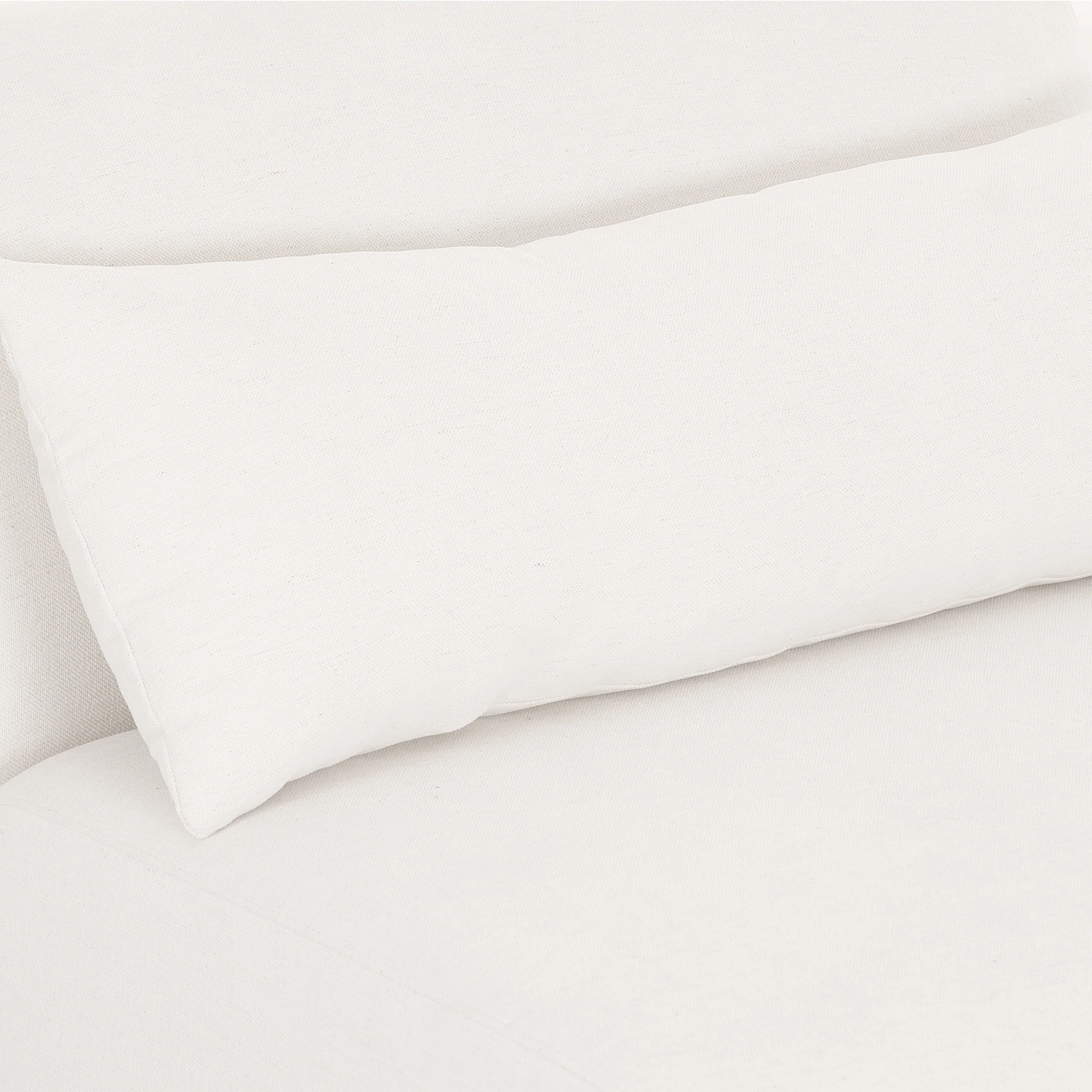 Tarra Chenille Chaise, Cream - Image 4