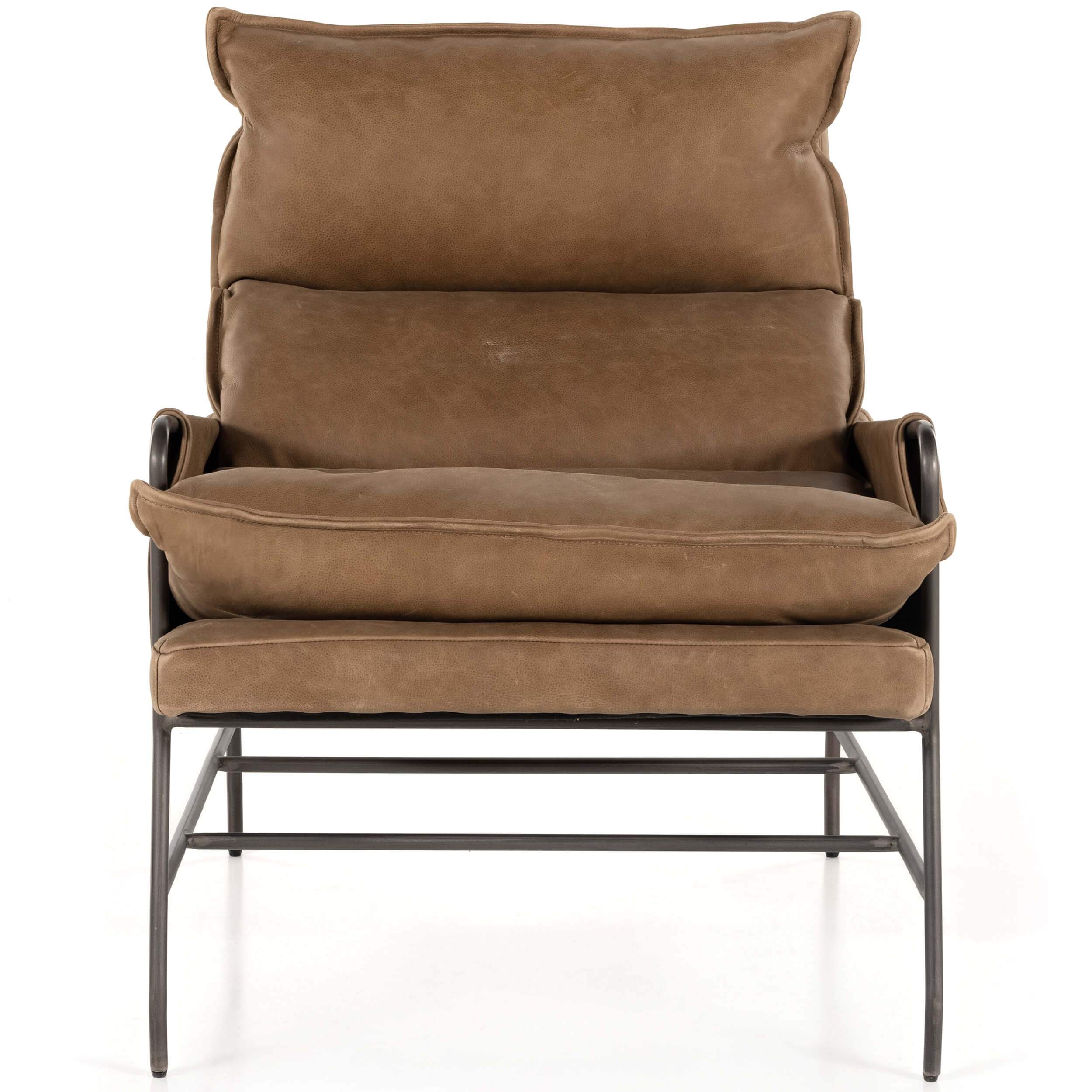 Taryn Leather Chair, Palermo Drift - Image 3