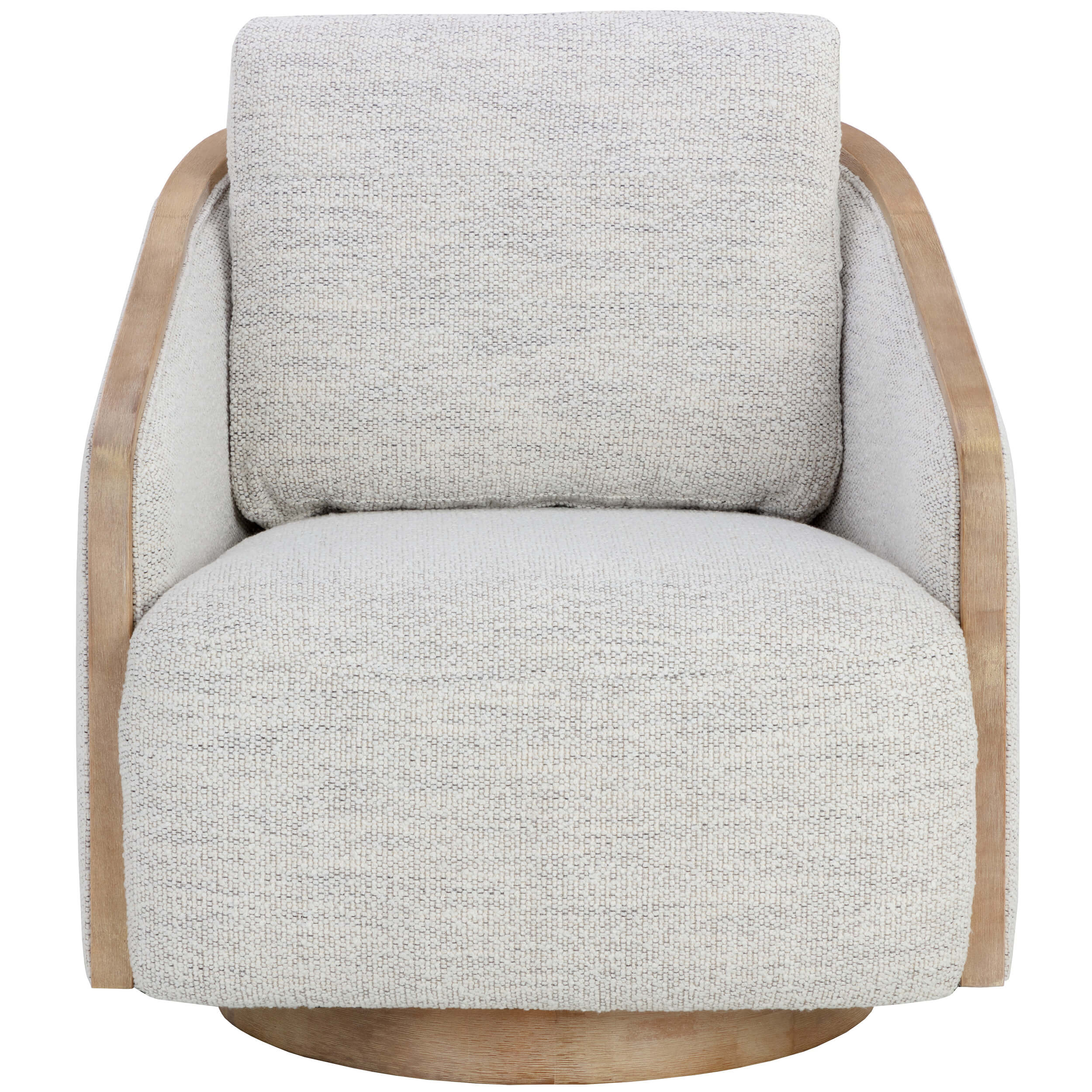 Tasia Swivel Chair, Merino Cotton - Image 2