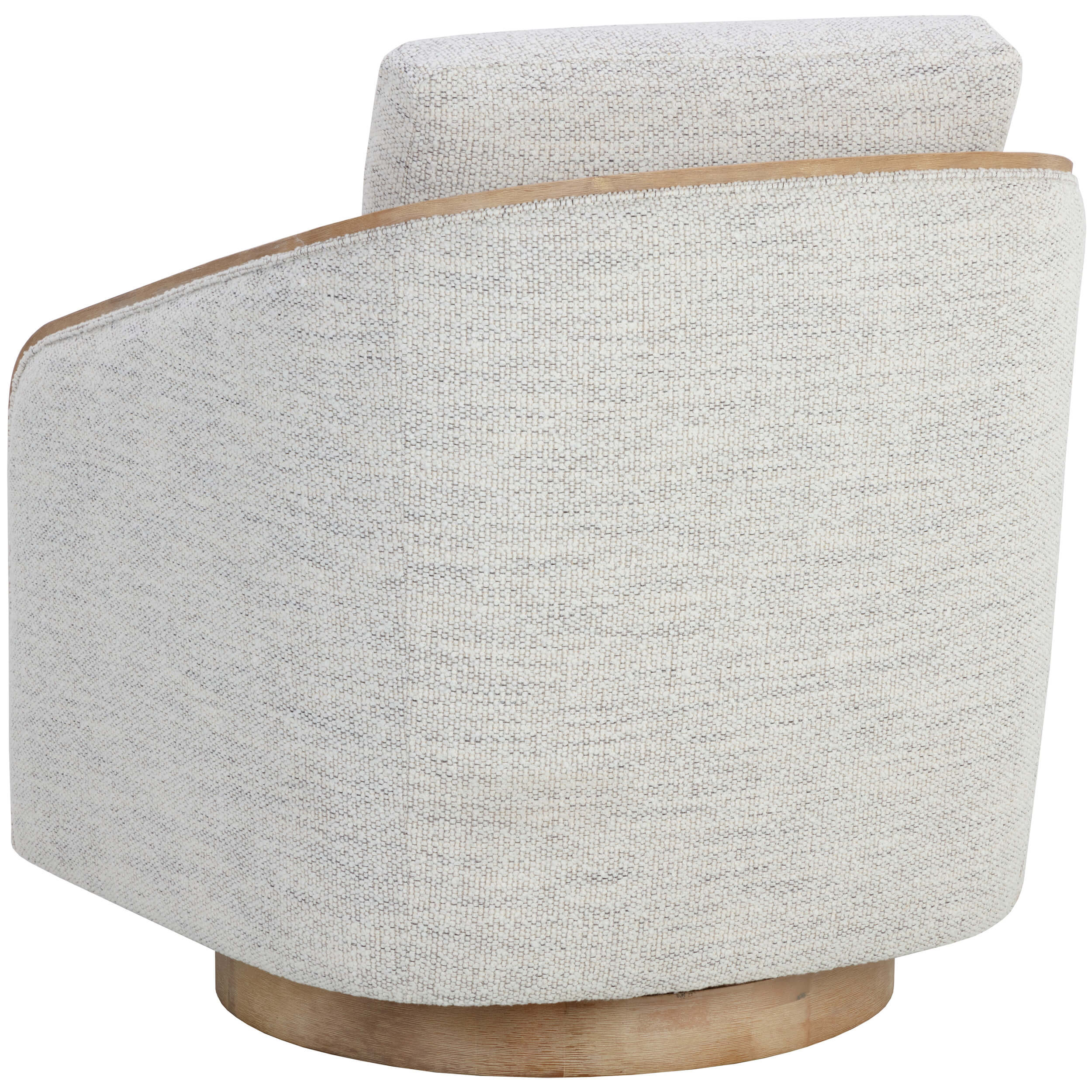 Tasia Swivel Chair, Merino Cotton - Image 4
