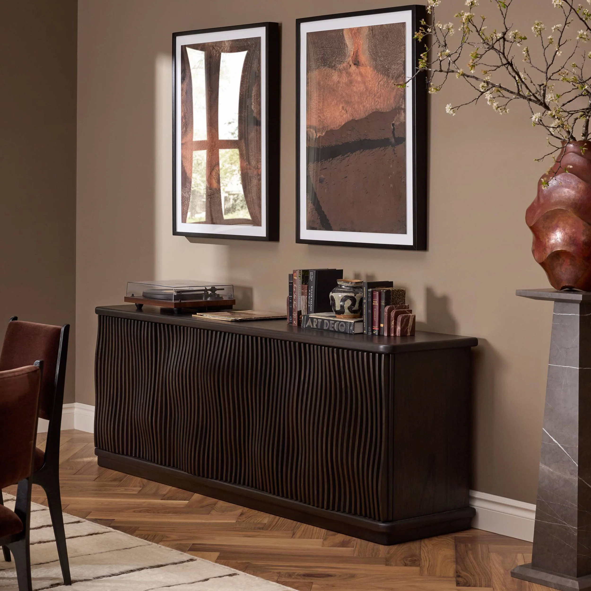 Tasman Sideboard, Smoked Black by Four Hands - Image 8