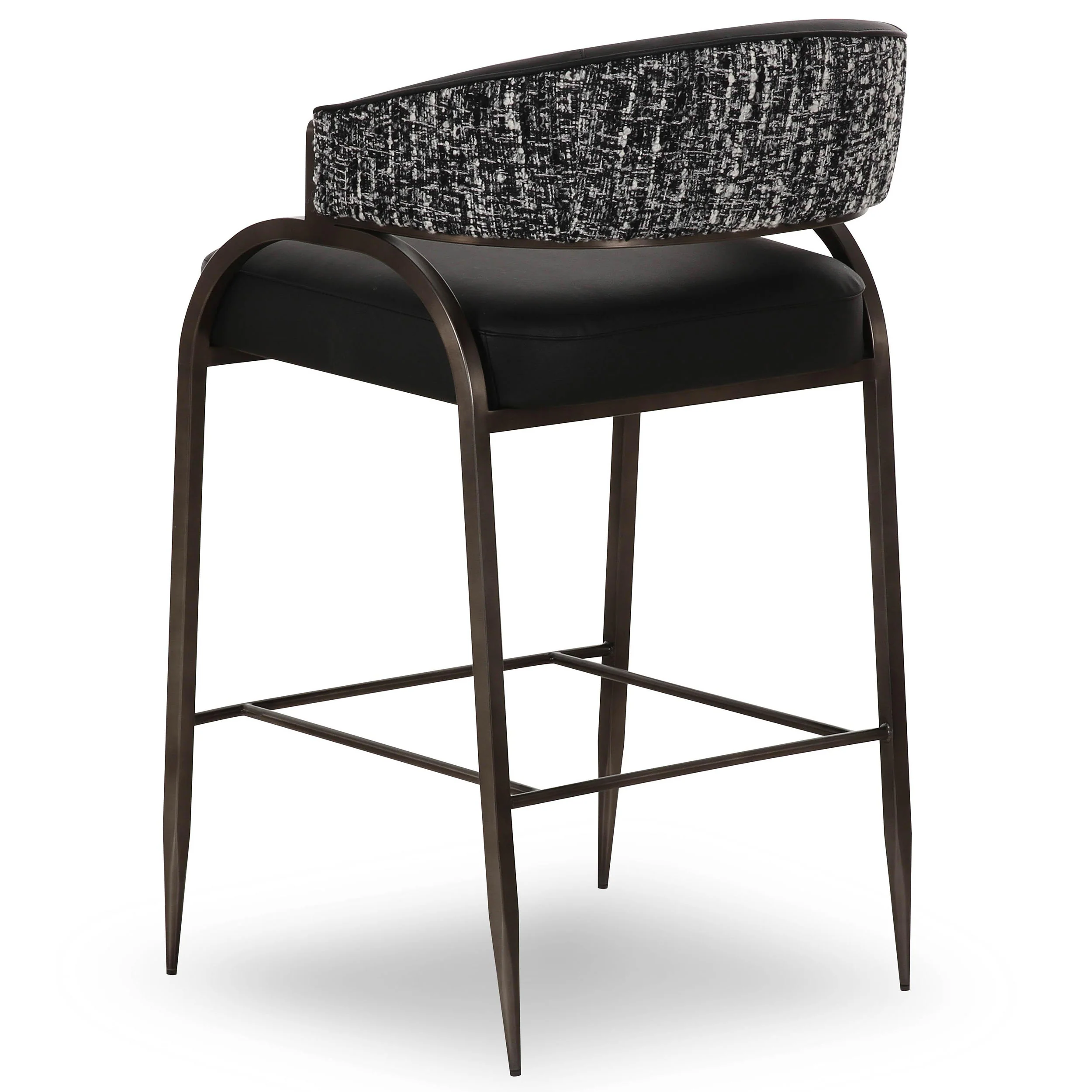 Tatum 2-Tone Counter Stool, Black - Image 3