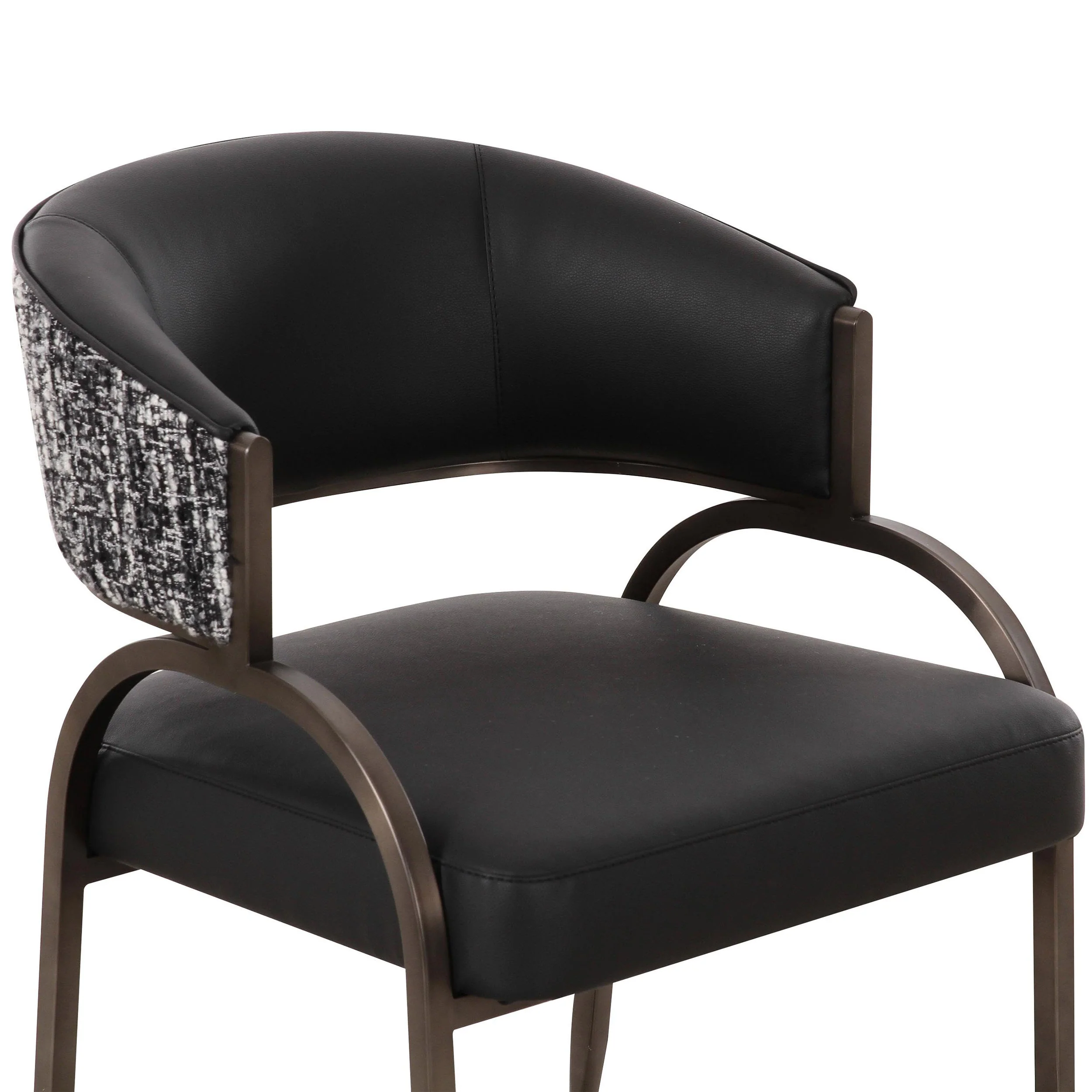 Tatum 2-Tone Dining Chair, Black - Image 4