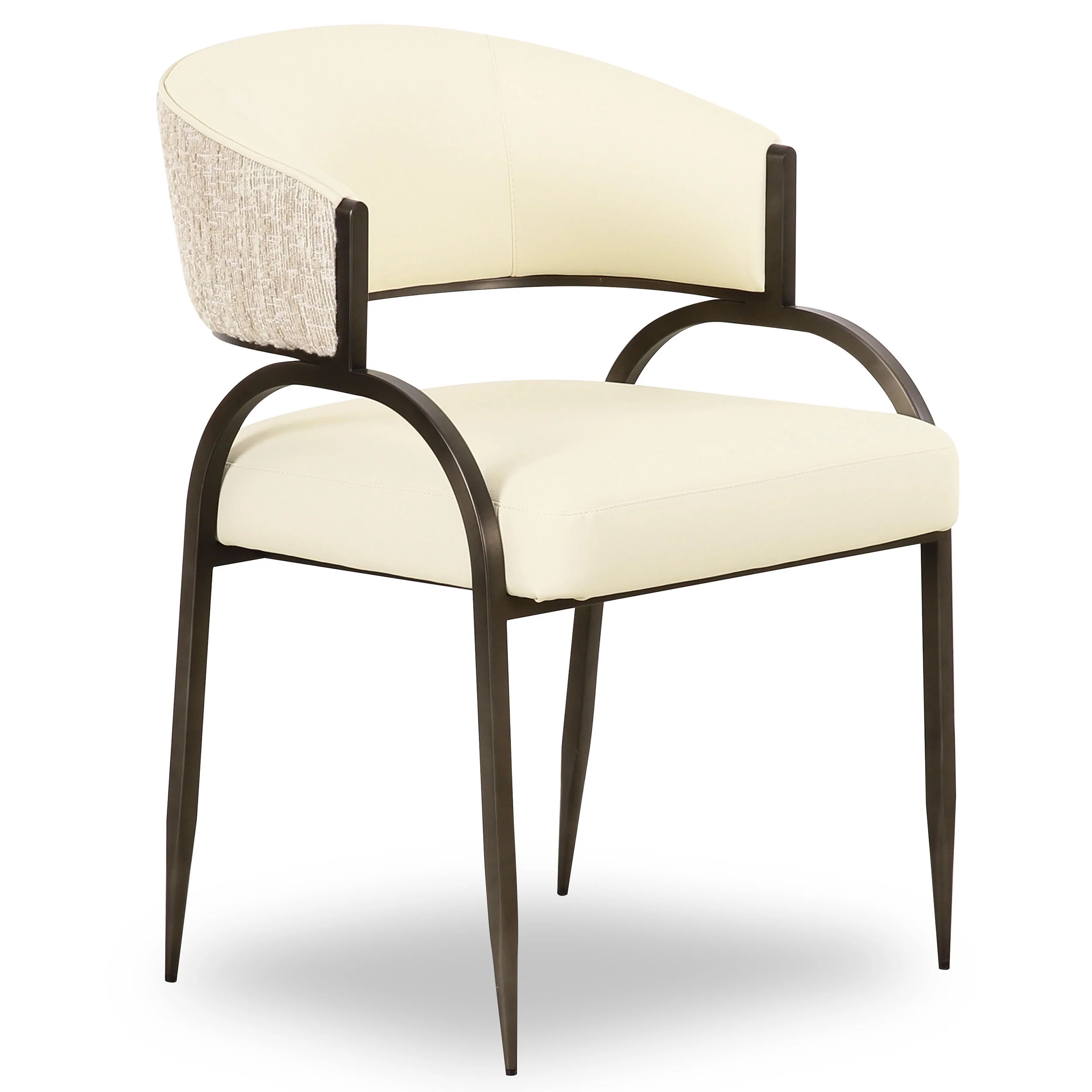 Tatum 2-Tone Dining Chair, Cream