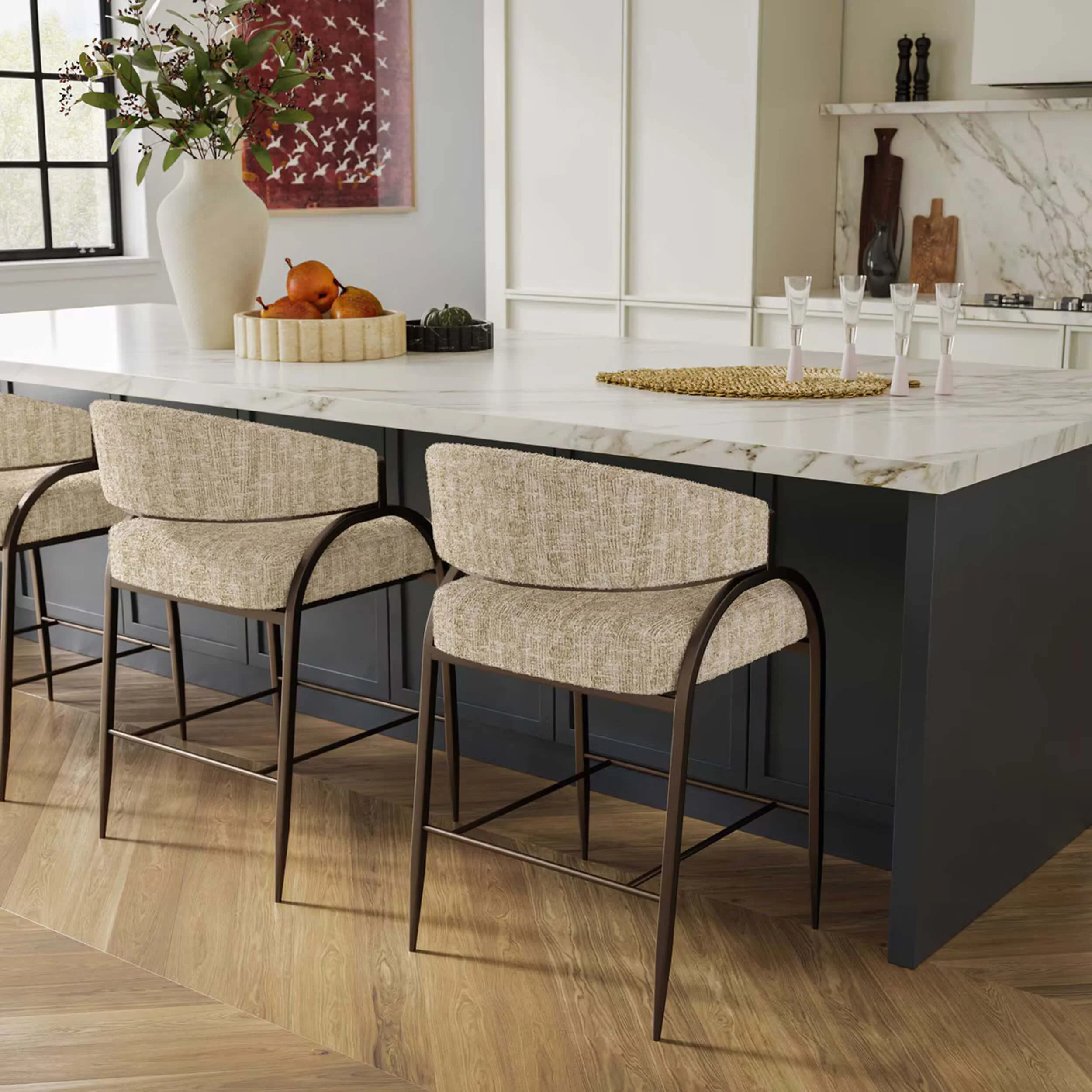 Tatum Counter Stool, Cream - Image 6