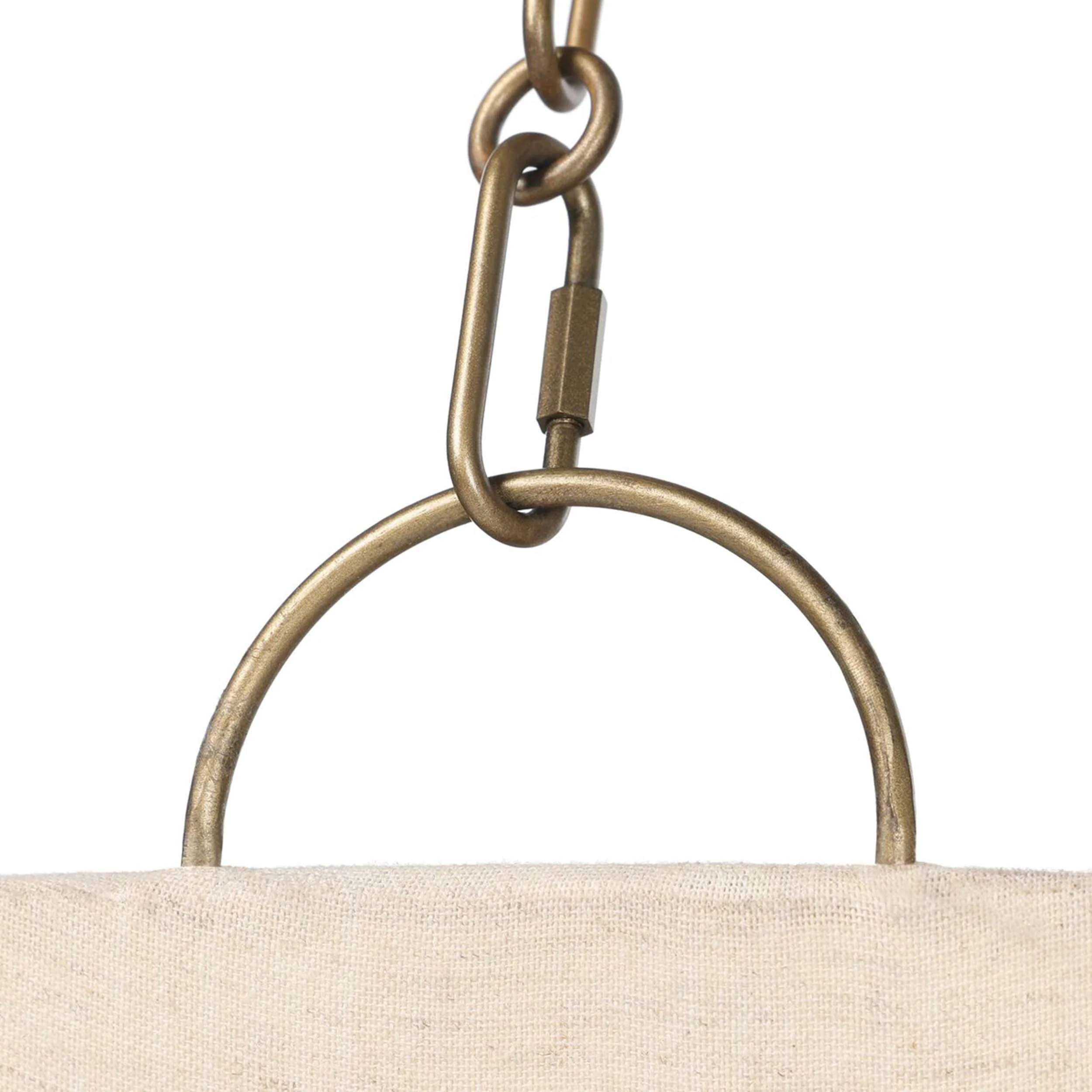 Teague Pendant, Antique Brass by Four Hands - Image 3