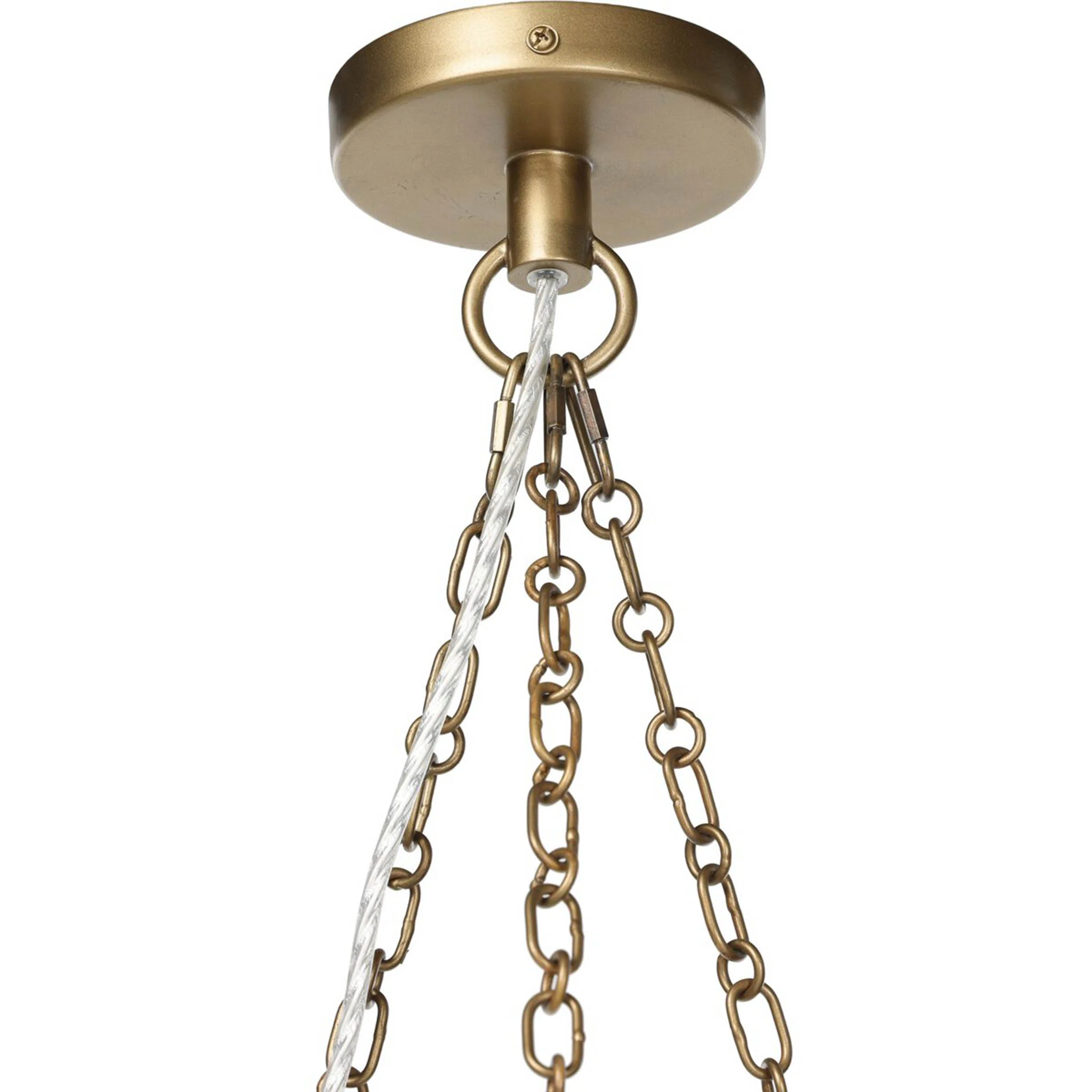 Teague Pendant, Antique Brass by Four Hands - Image 4