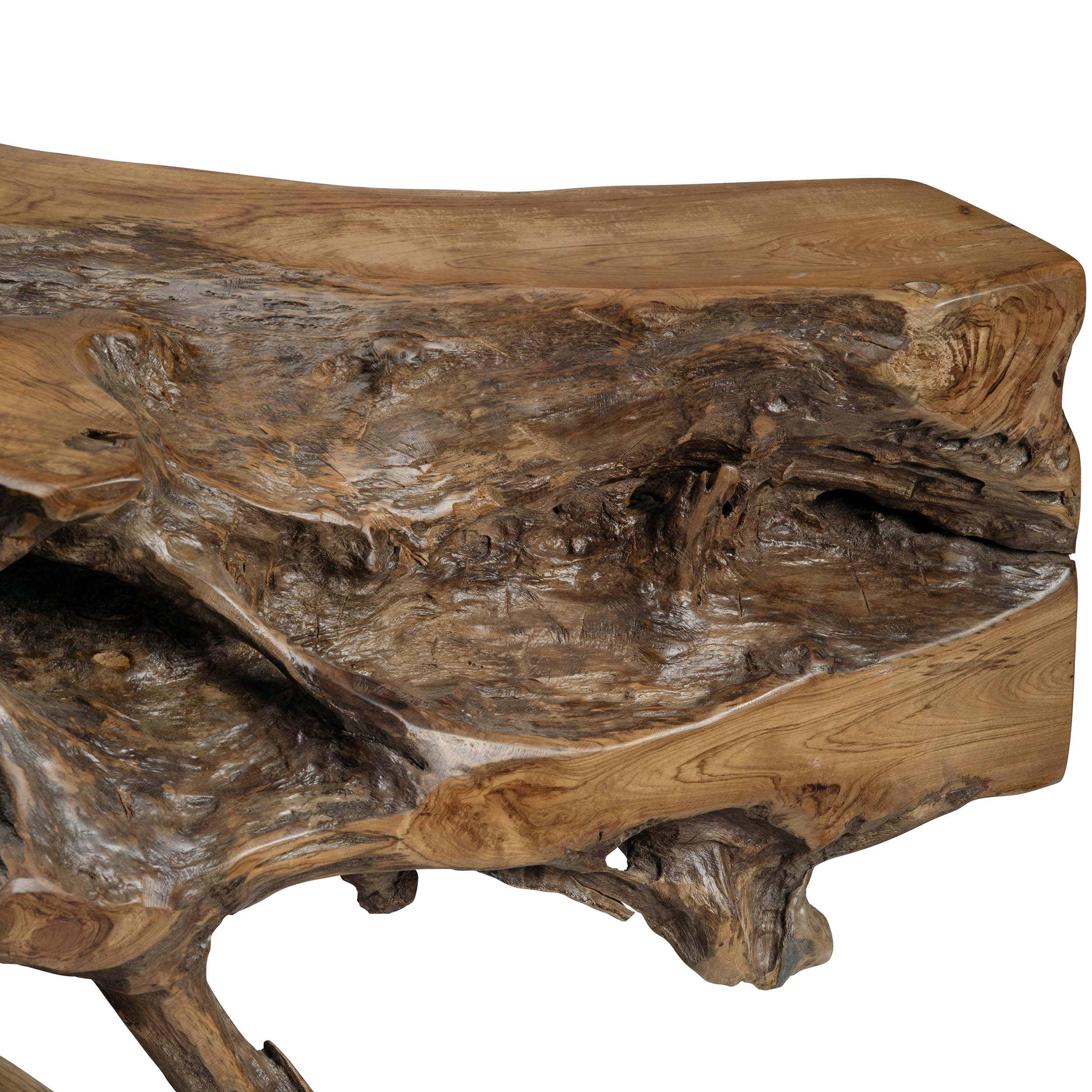 Teak Root Console, Natural - Image 3