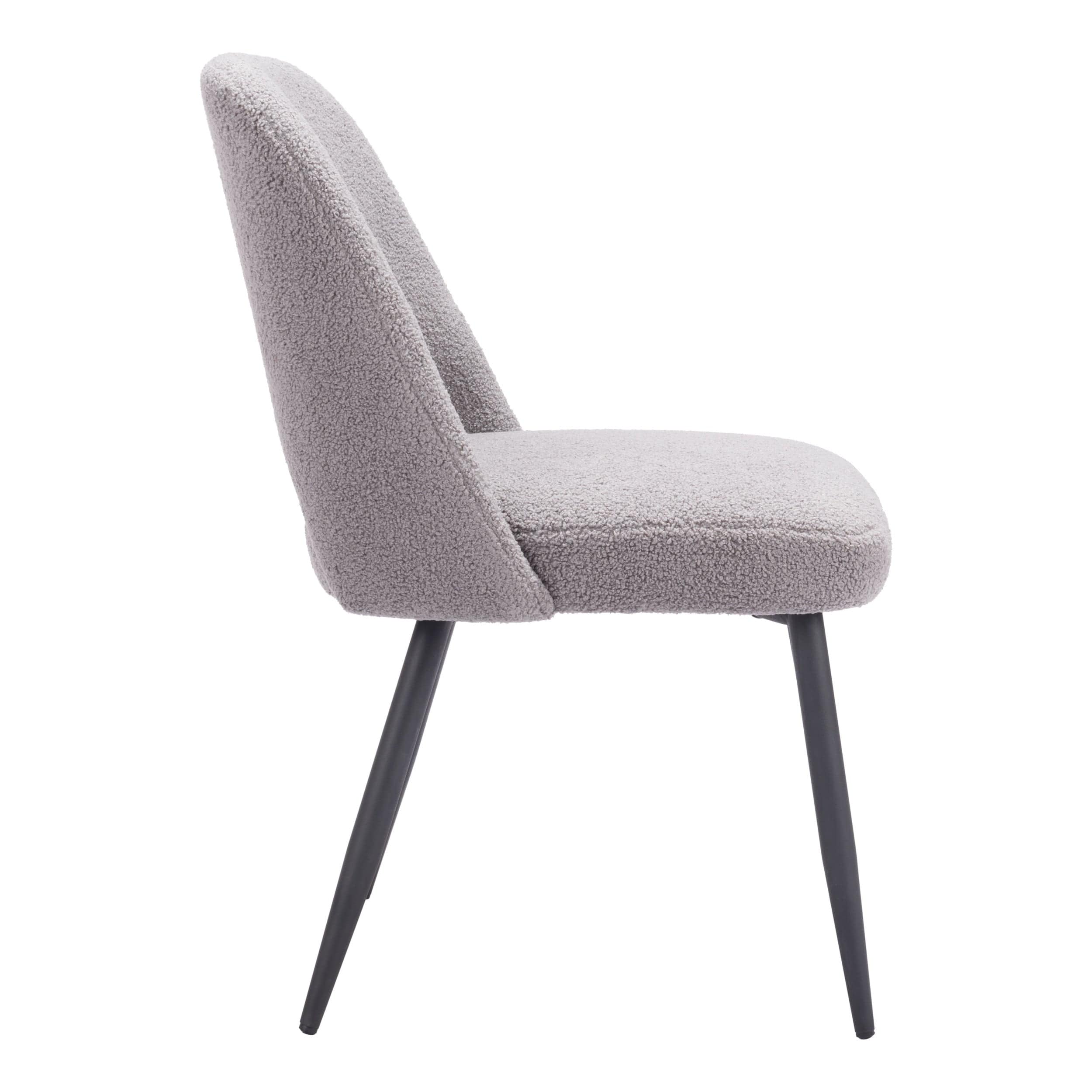 Teddy Dining Chair, Gray, Set of 2 - Image 6