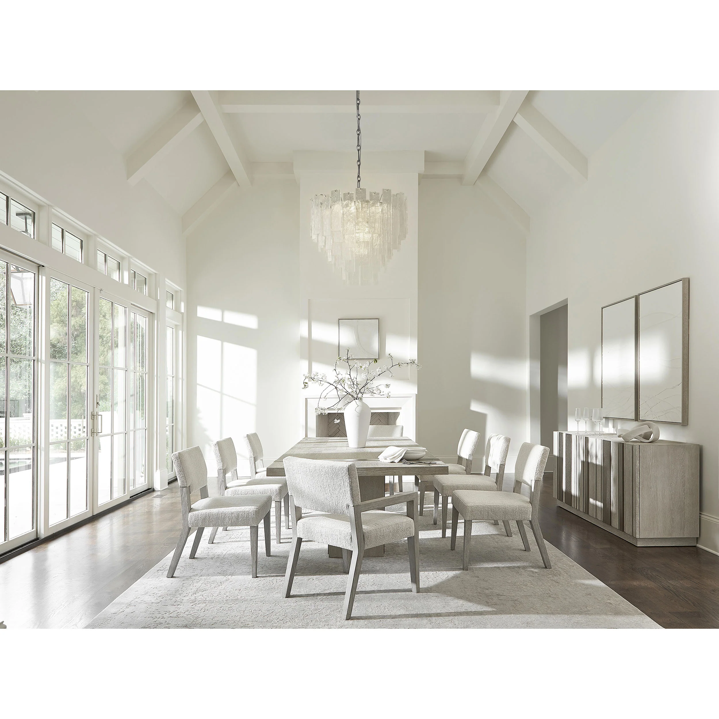 Tempo Rectangular Dining Table, Larza - Image 7