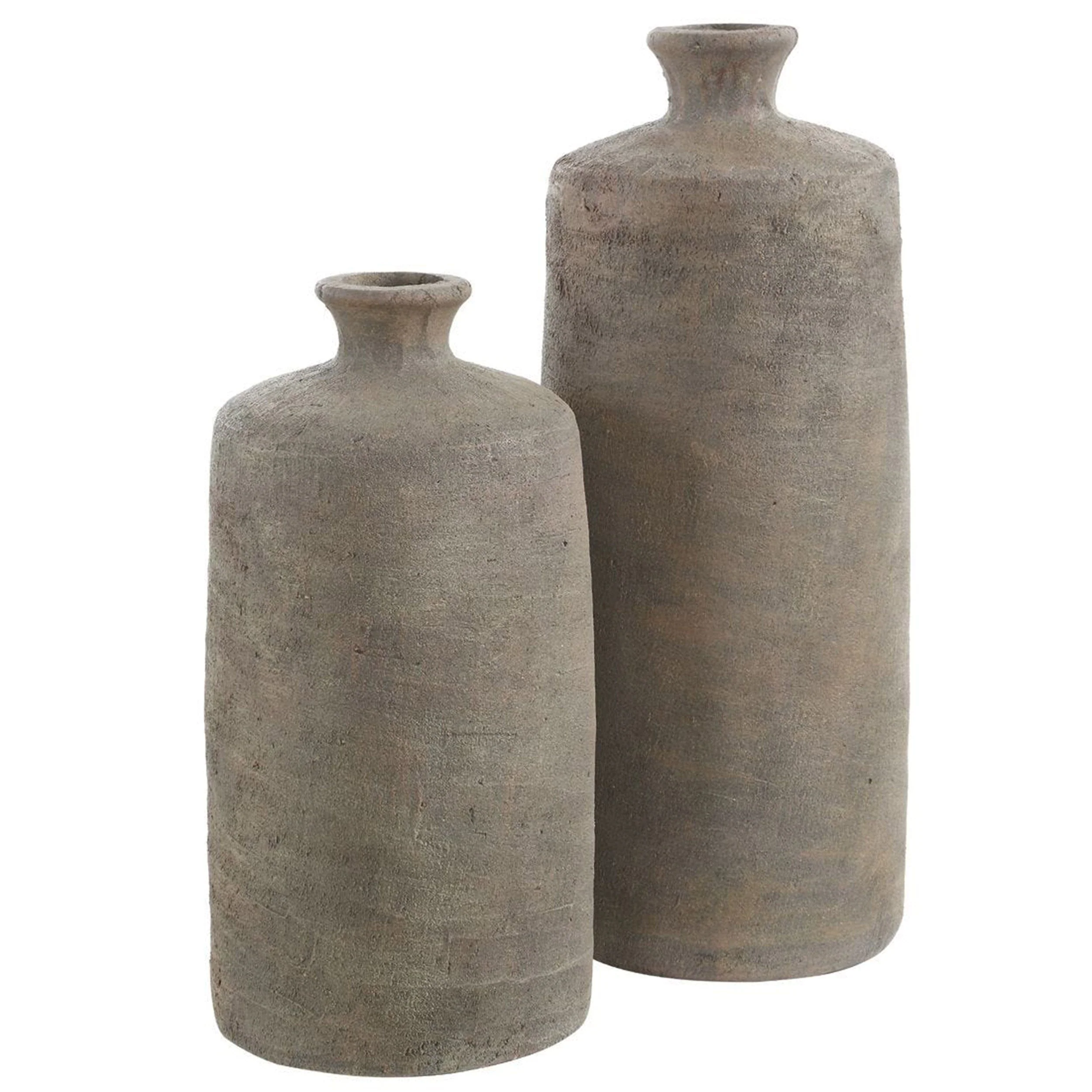 Terrene Vases, Set of 2, Earthy Tones