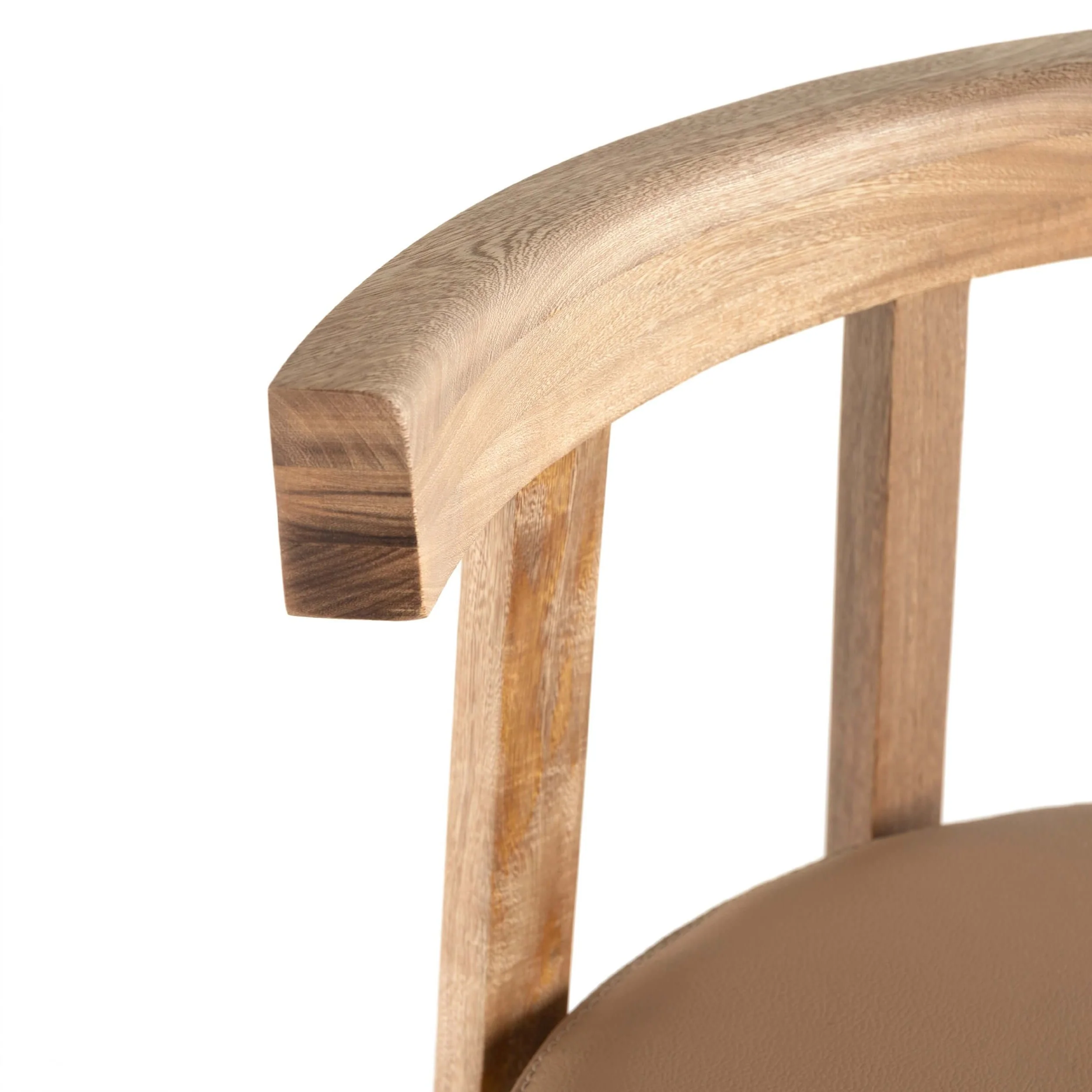 Tex Leather Bar & Counter Stool, Natural by Four Hands - Image 5