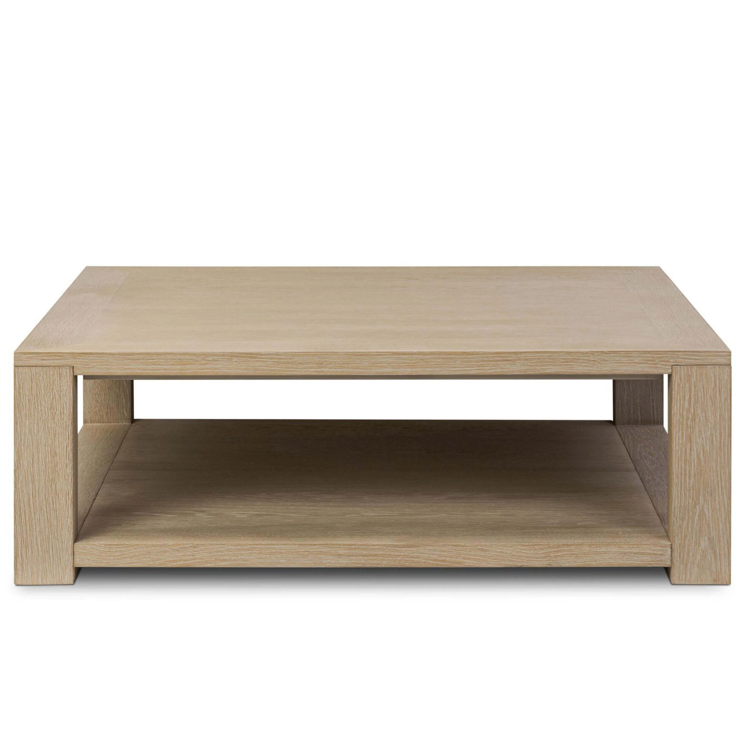 Thomas Square Coffee Table, Bleached Oak by Four Hands - Image 2