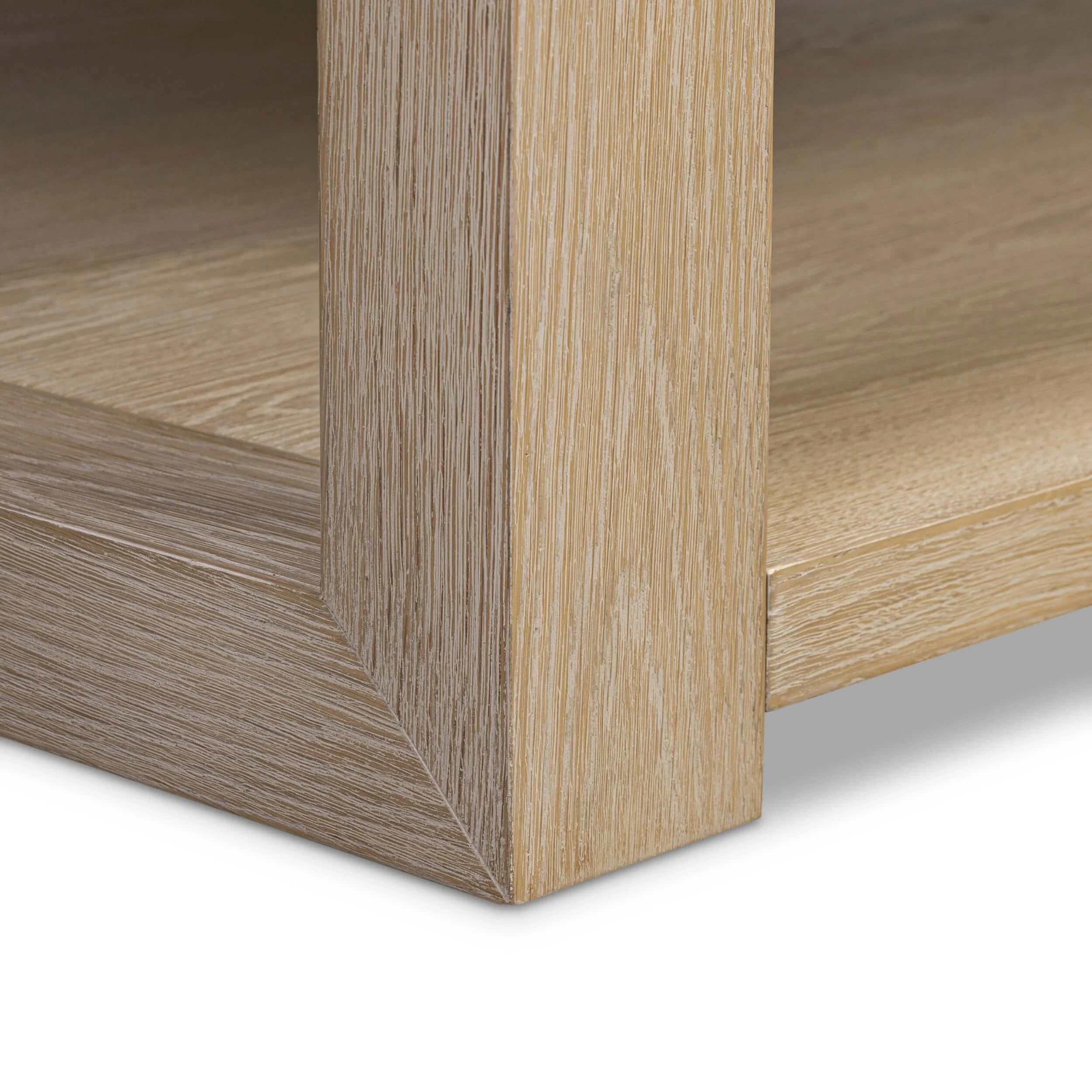 Thomas Square Coffee Table, Bleached Oak by Four Hands - Image 5