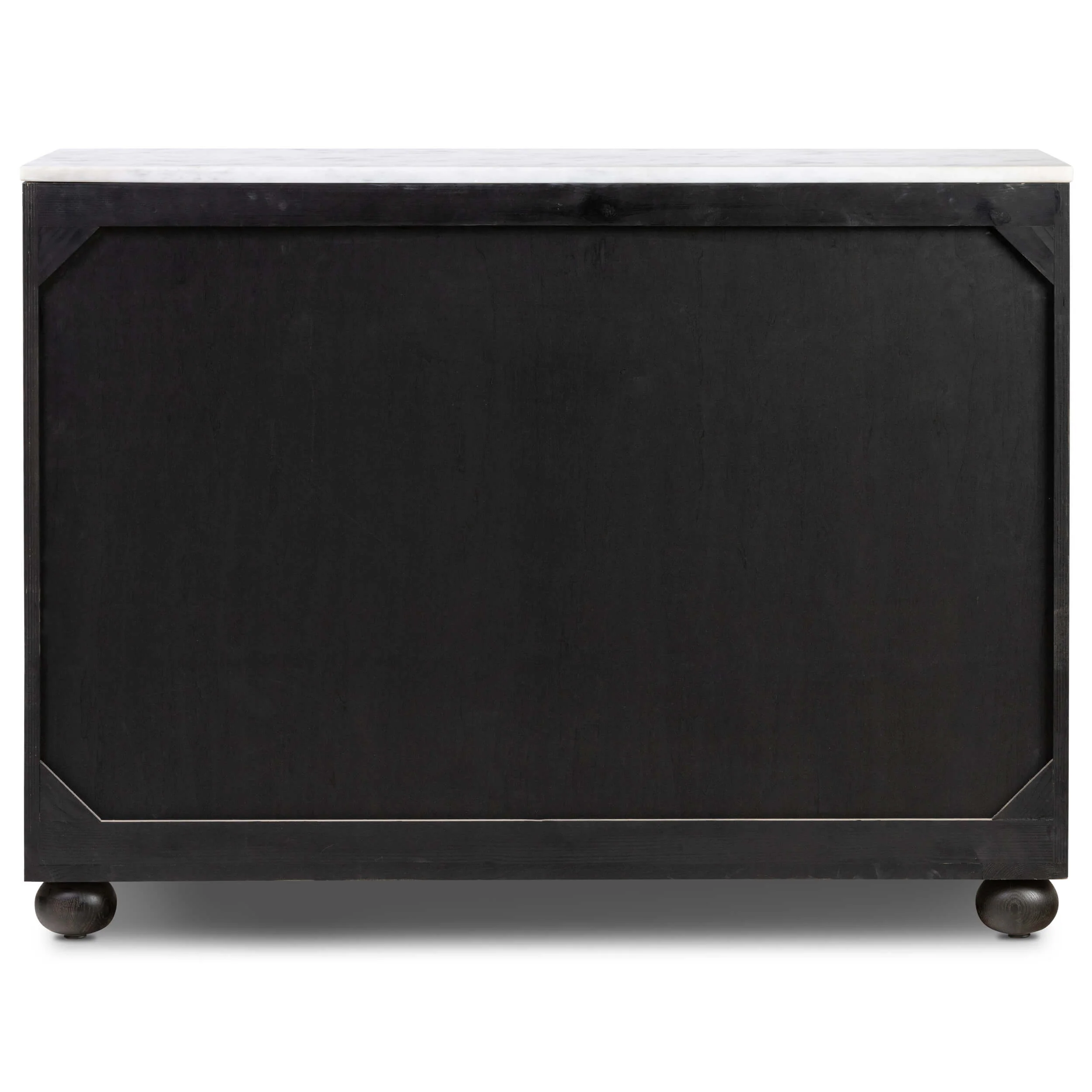 Tiago Marble Chest, Distressed Black by Four Hands - Image 4