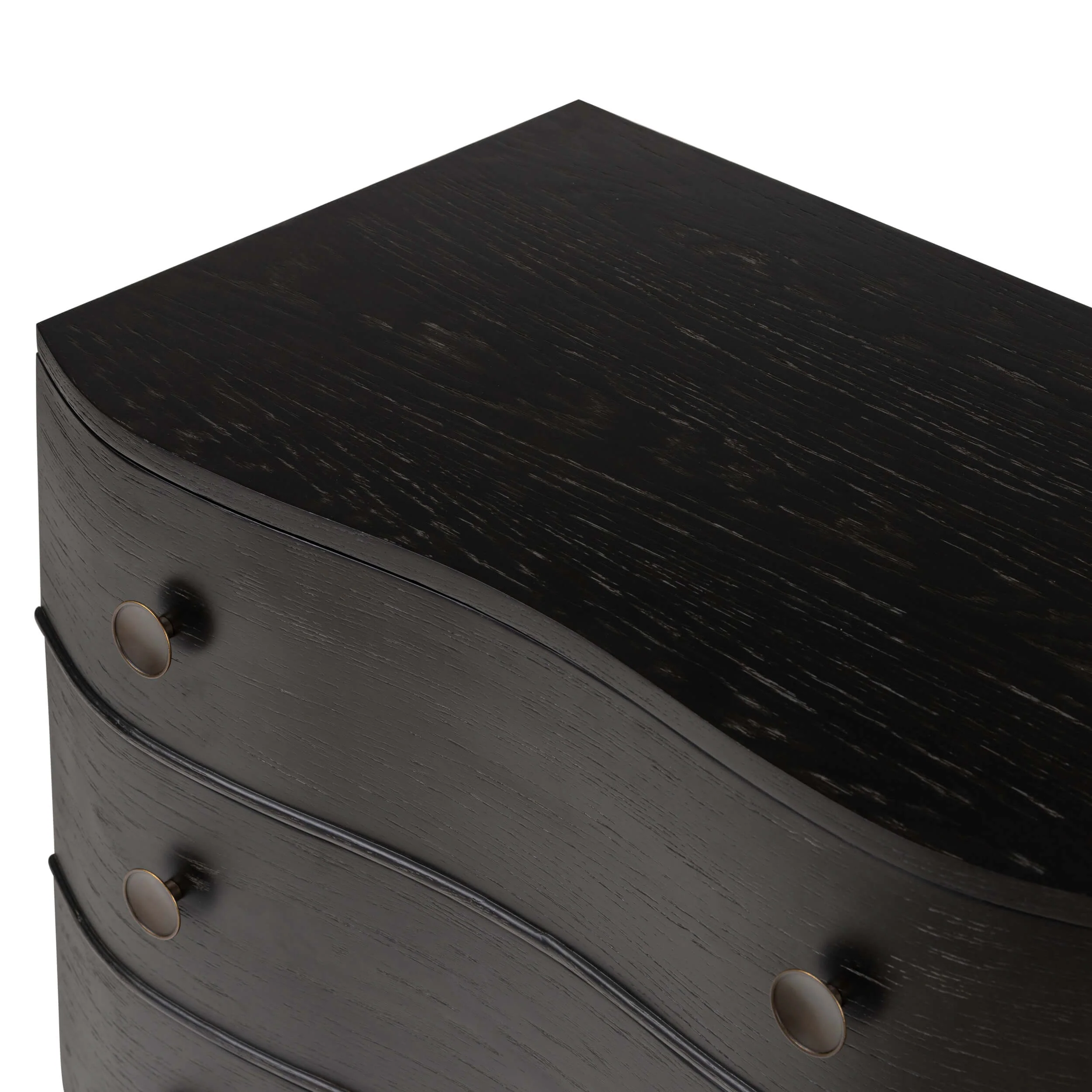Tiago Nightstand, Distressed Black by Four Hands - Image 6