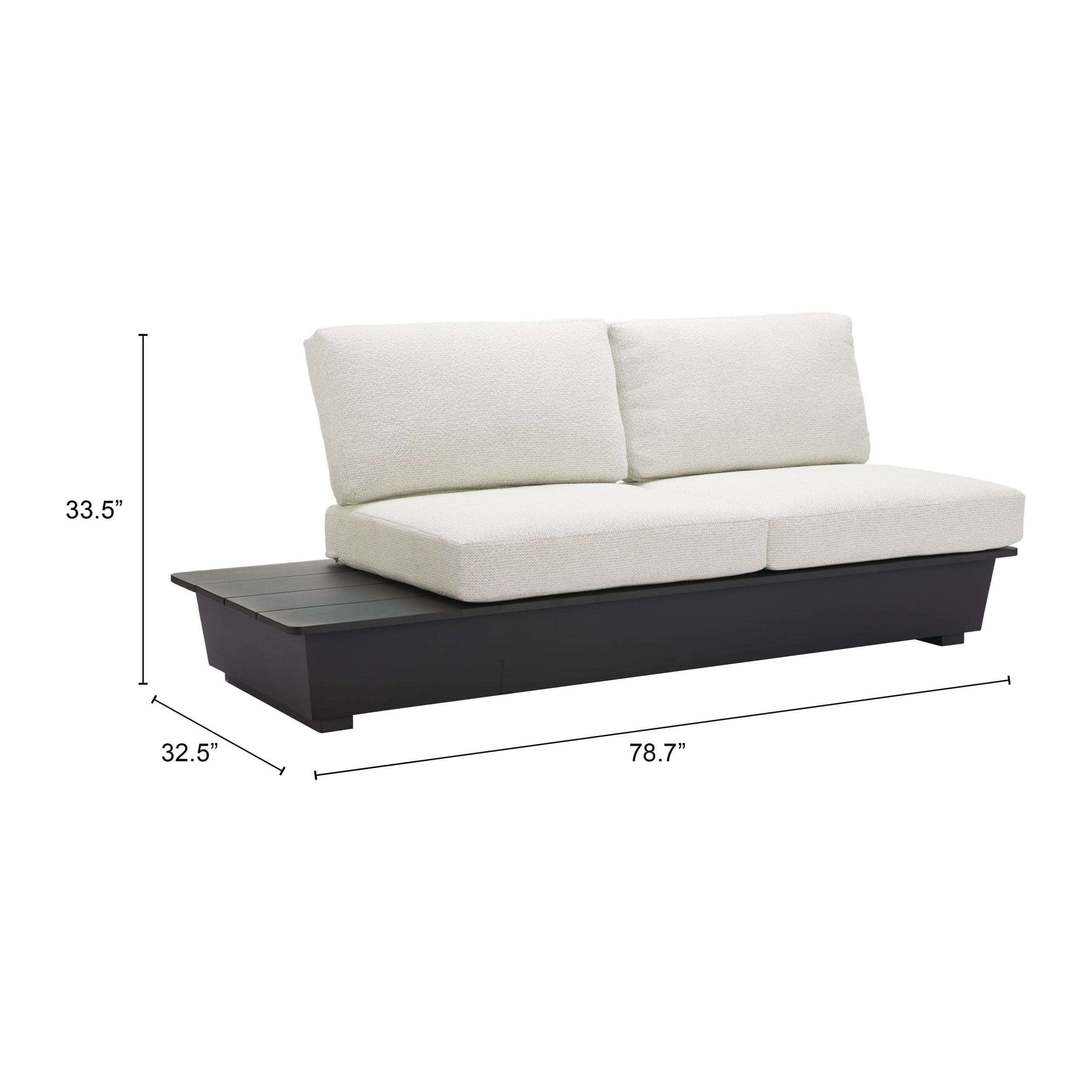 Tien LHF Loveseat, Beige - Image 2