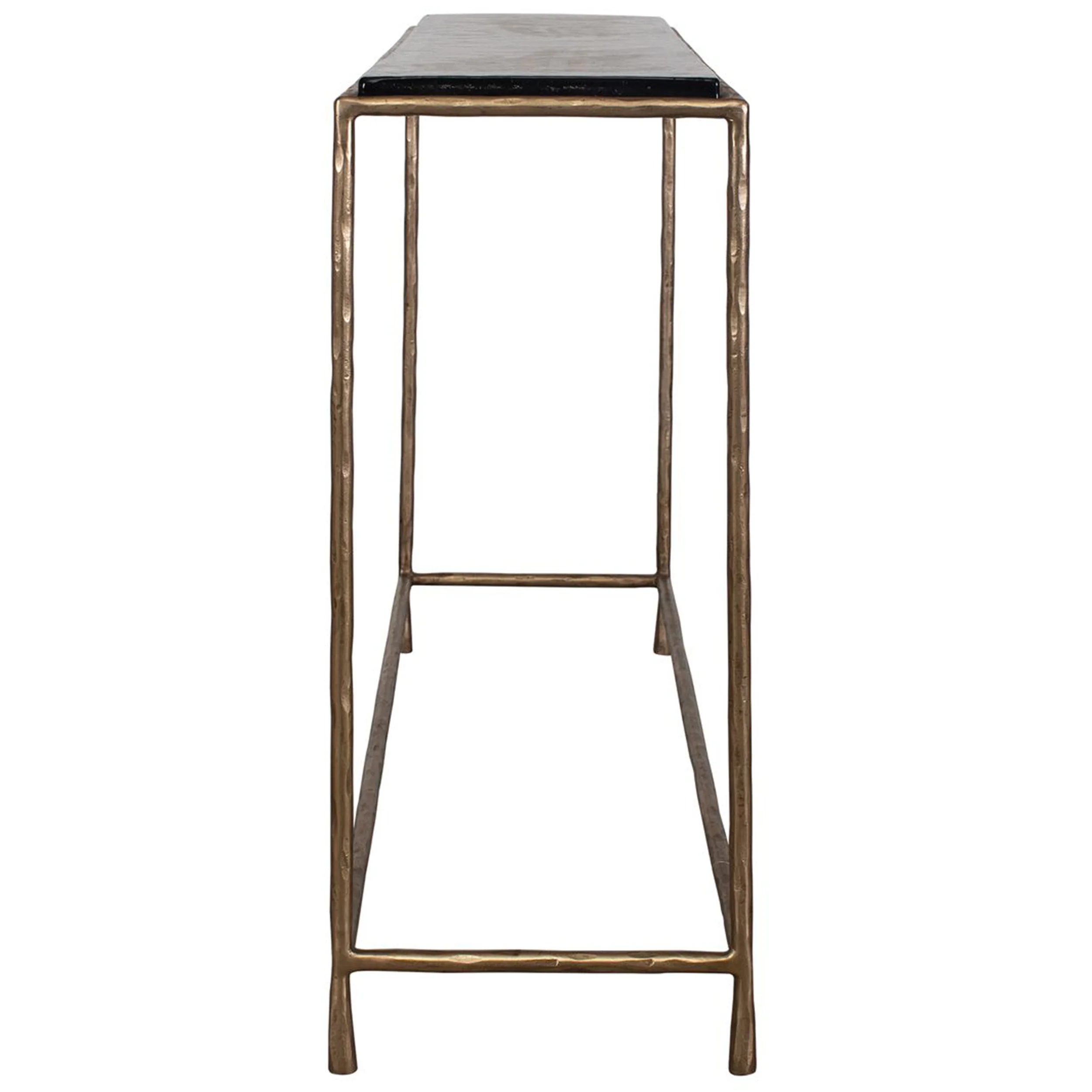 Ovard Console Table, Clear - Image 3