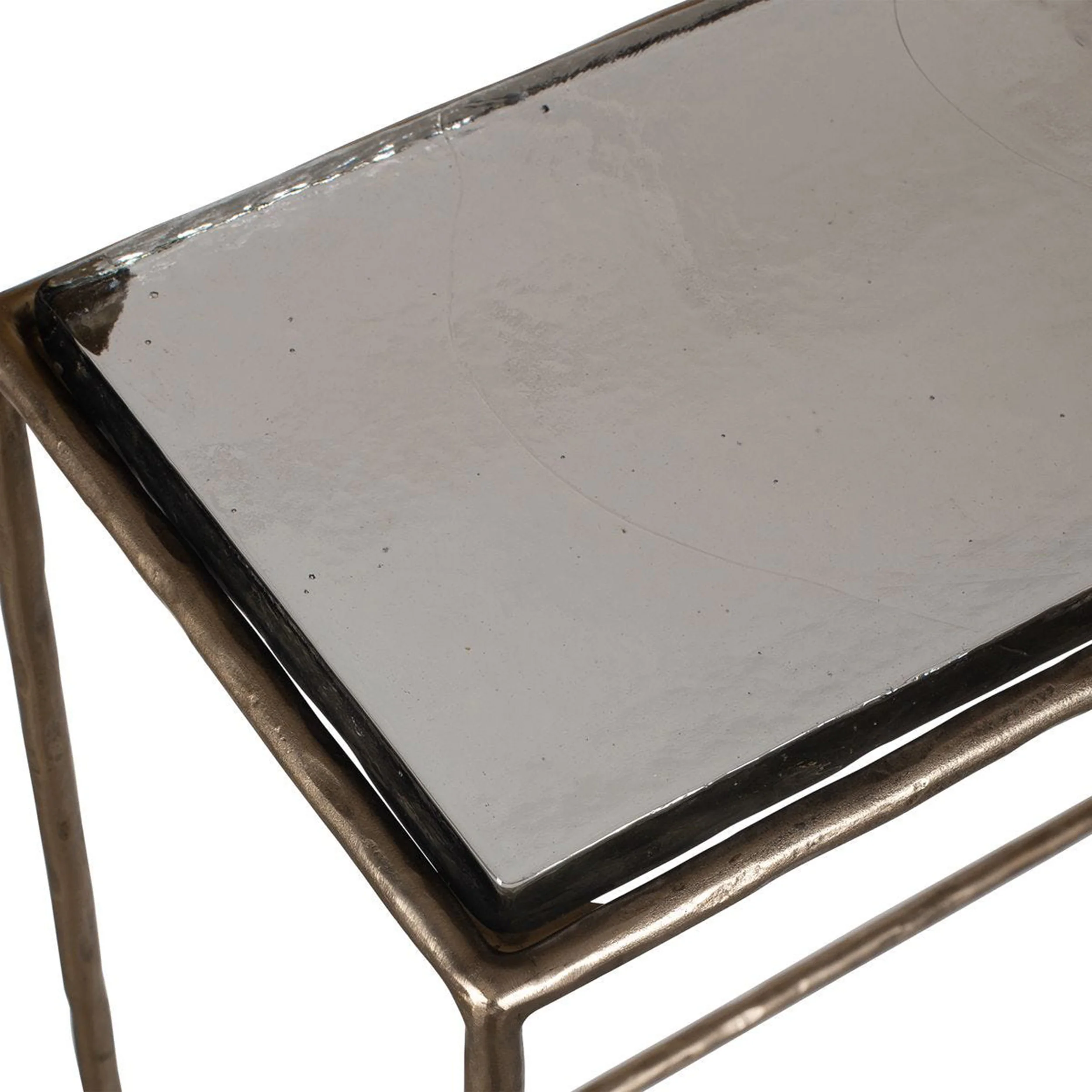 Ovard Console Table, Clear - Image 4