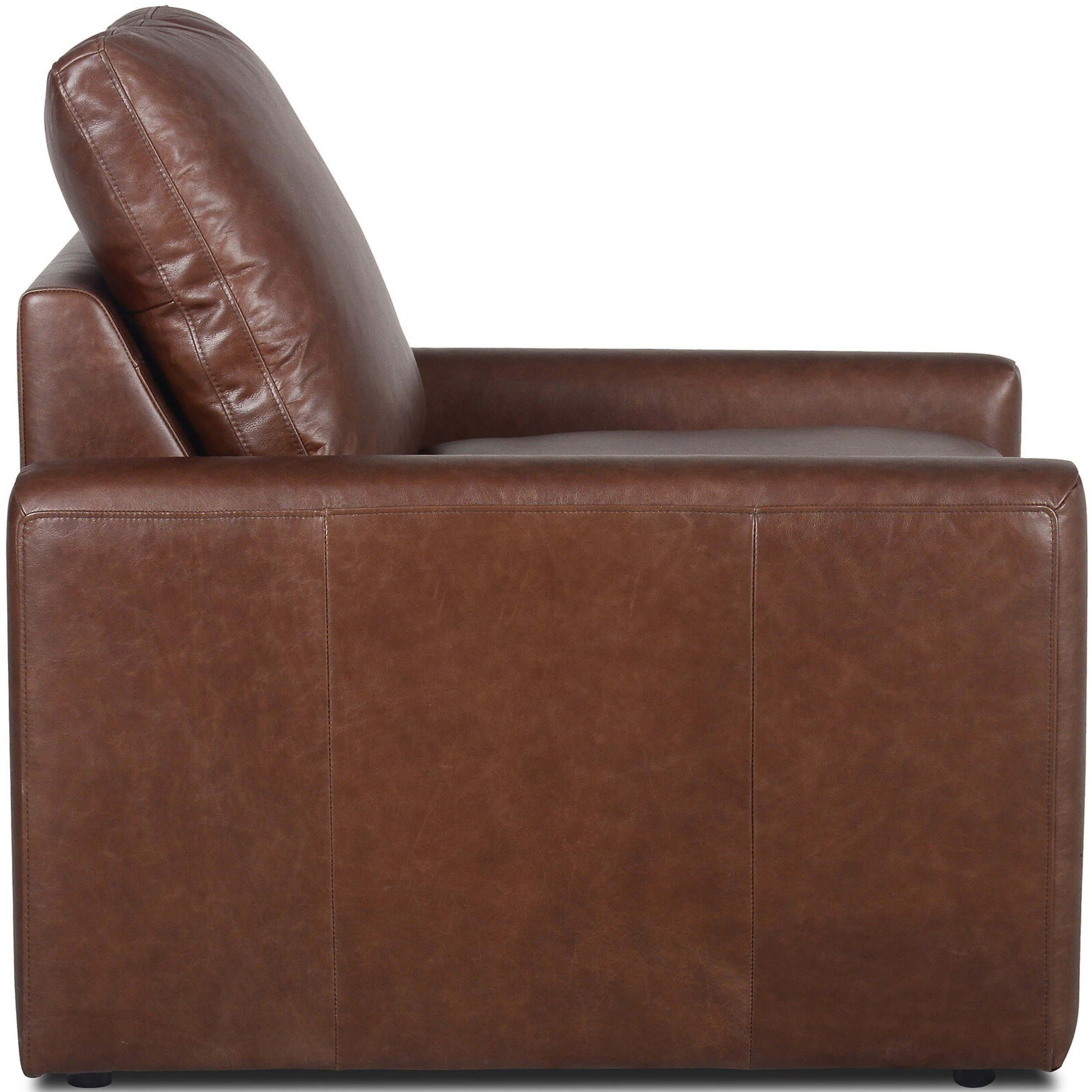 Tillery Leather Power Recliner Chair, Sonoma Coco by Four Hands - Image 3