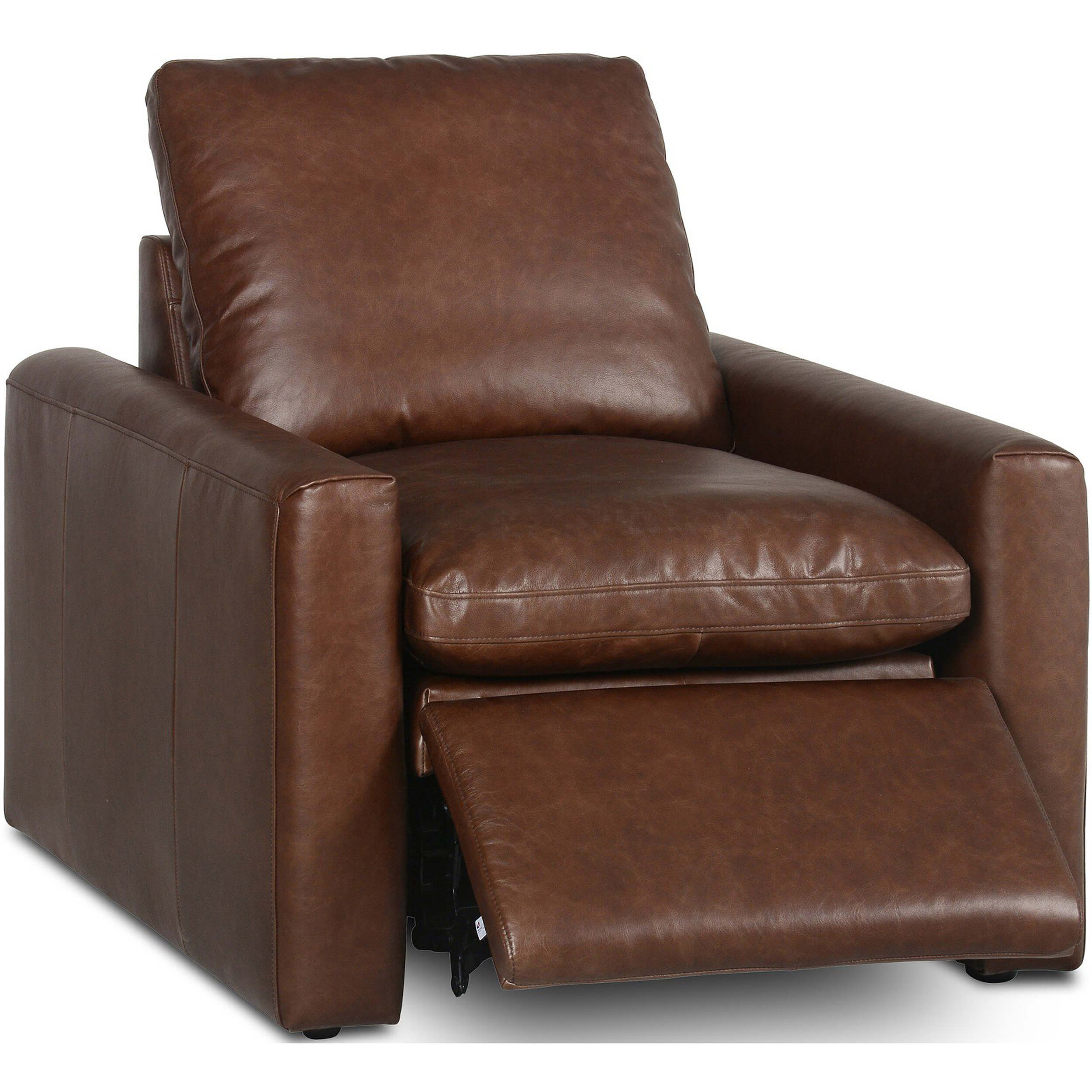 Tillery Leather Power Recliner Chair, Sonoma Coco by Four Hands - Image 4