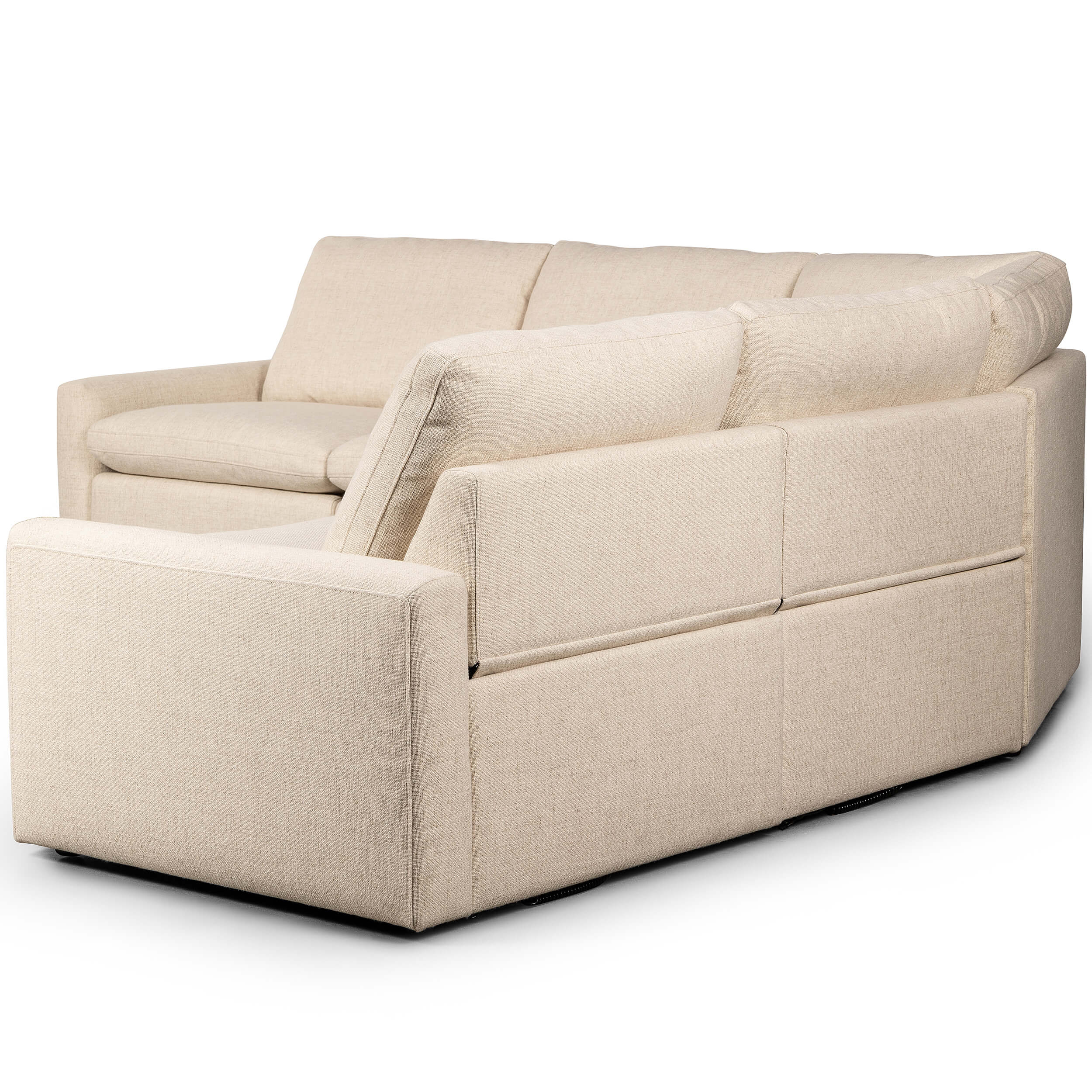 Tillery Power Recliner Sectional, Antigo Natural by Four Hands - Image 3