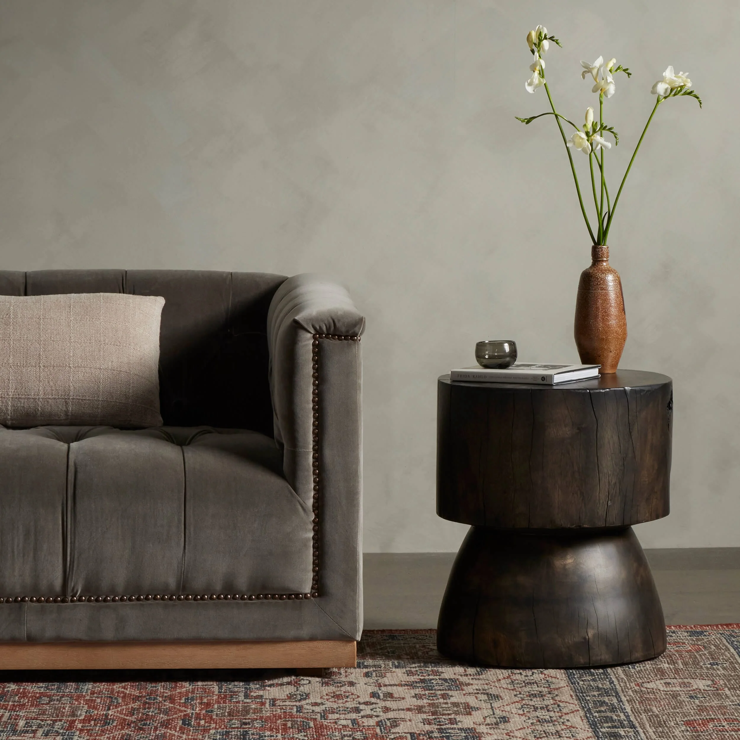 Tino End Table, Rubbed Black by Four Hands - Image 4