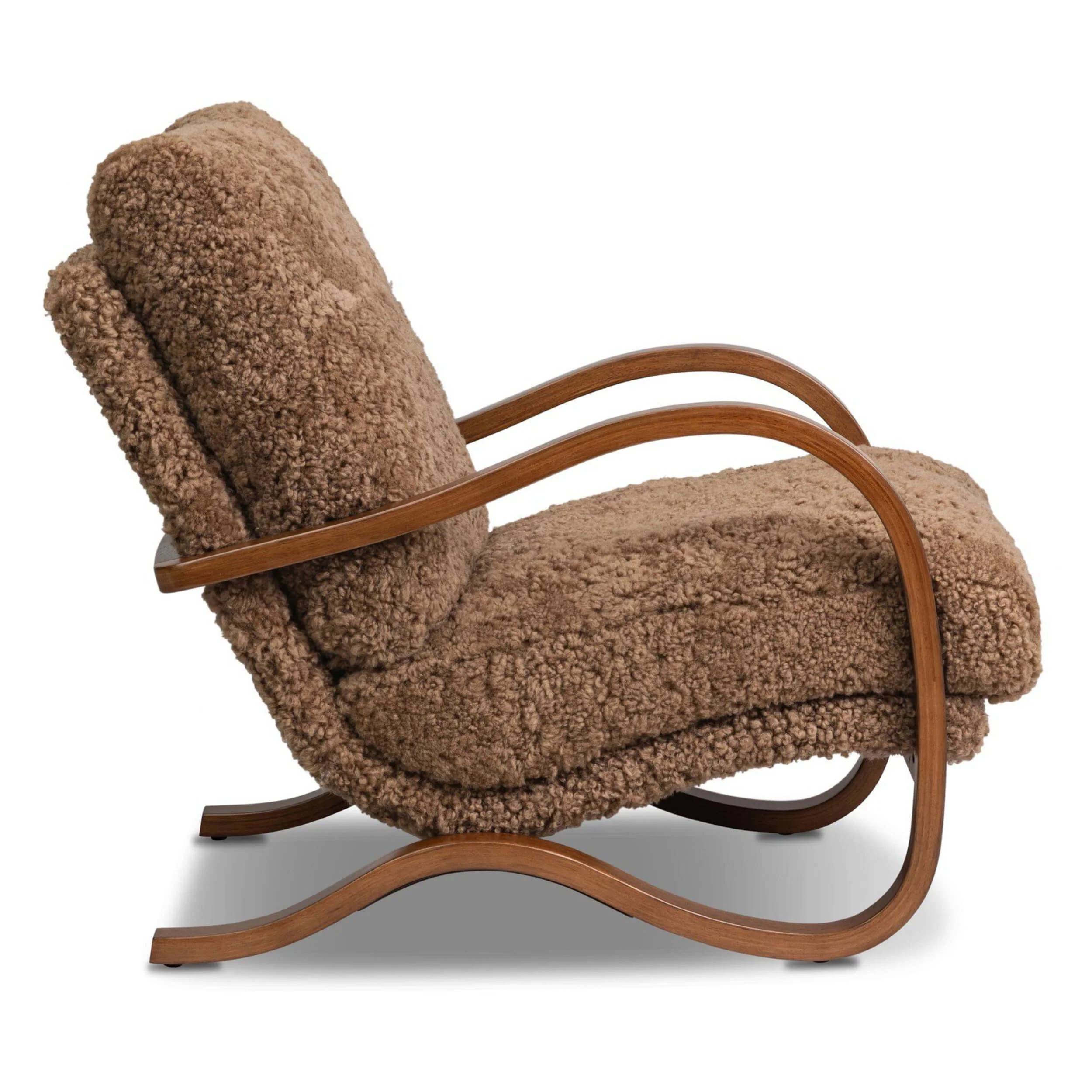 Tobin Chair, Amber Shearling by Four Hands - Image 3