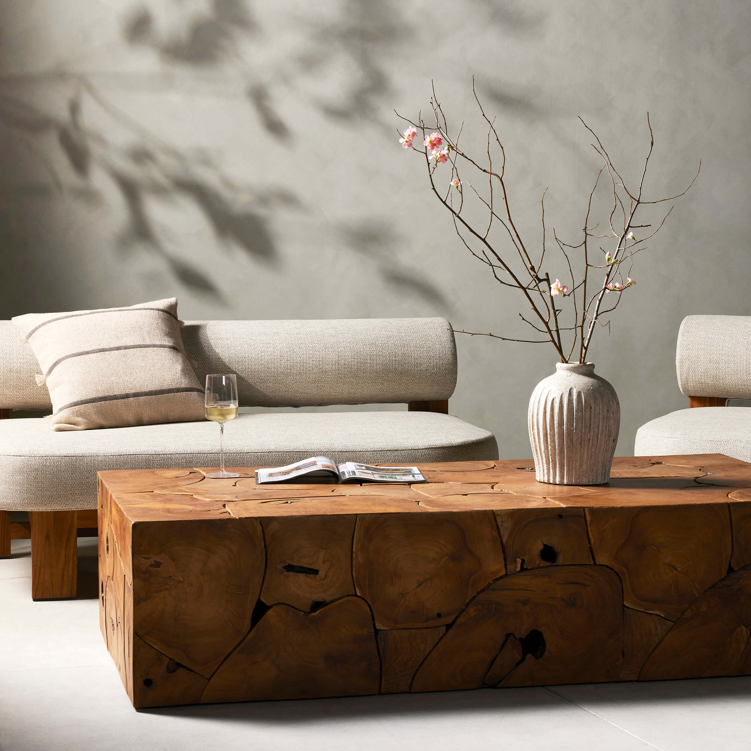 Tomlin Outdoor Coffee Table by Four Hands - Image 4